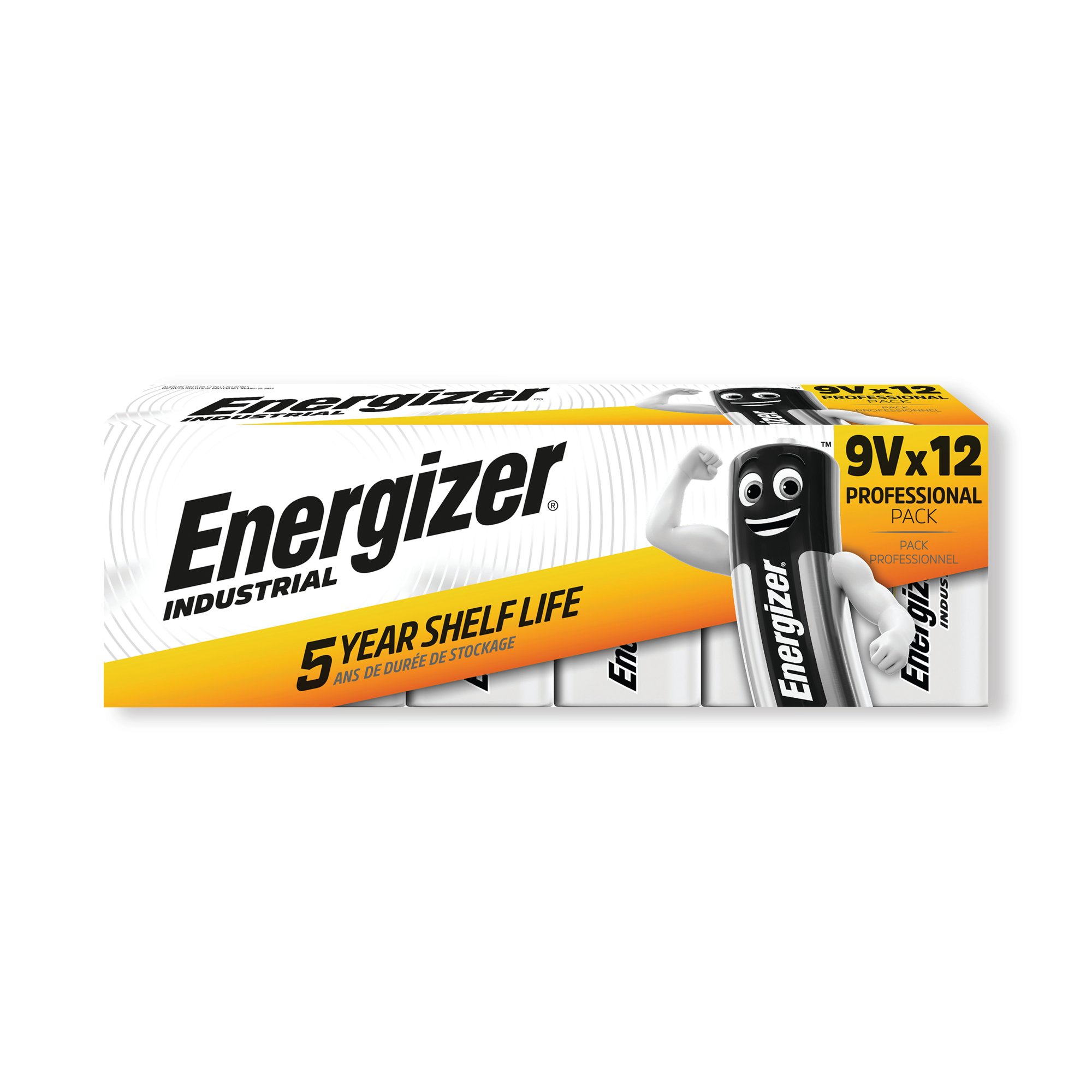 Energizer 9V Industrial Batteries (Pack of 12) 636109