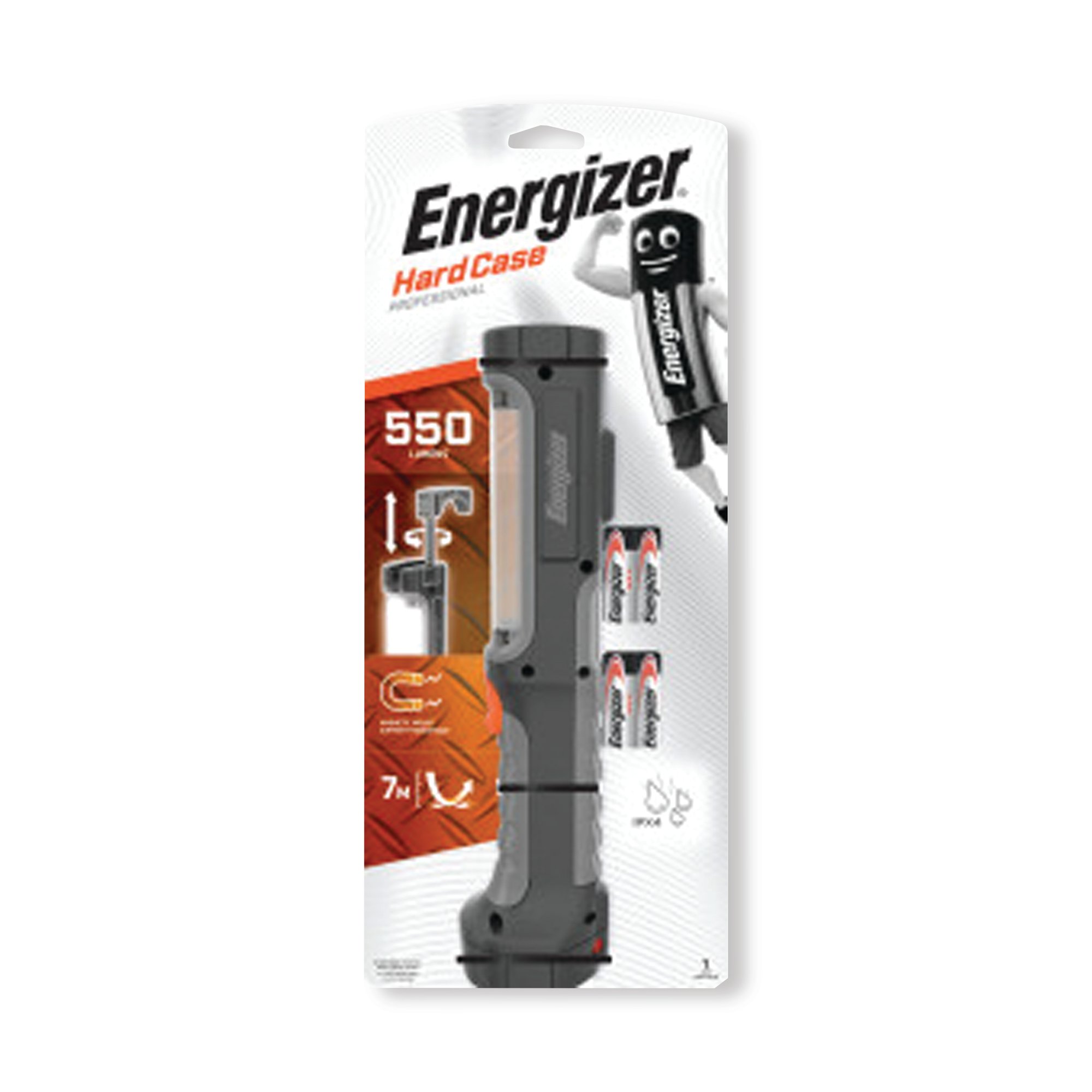 Energizer Hardcase Pro Worklight 25 Hours Run Time 4xAA 639825