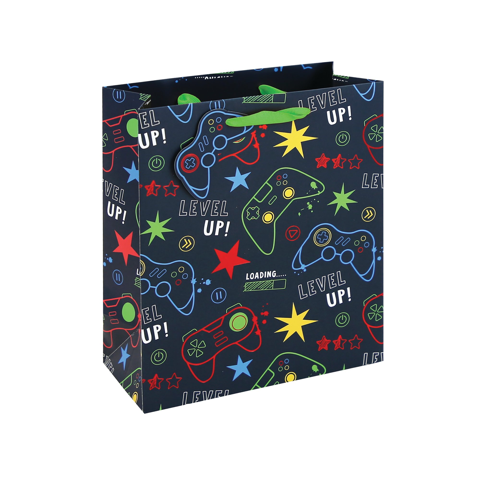Gamer Gift Bag Medium Blue Pack of 6 36908-3C