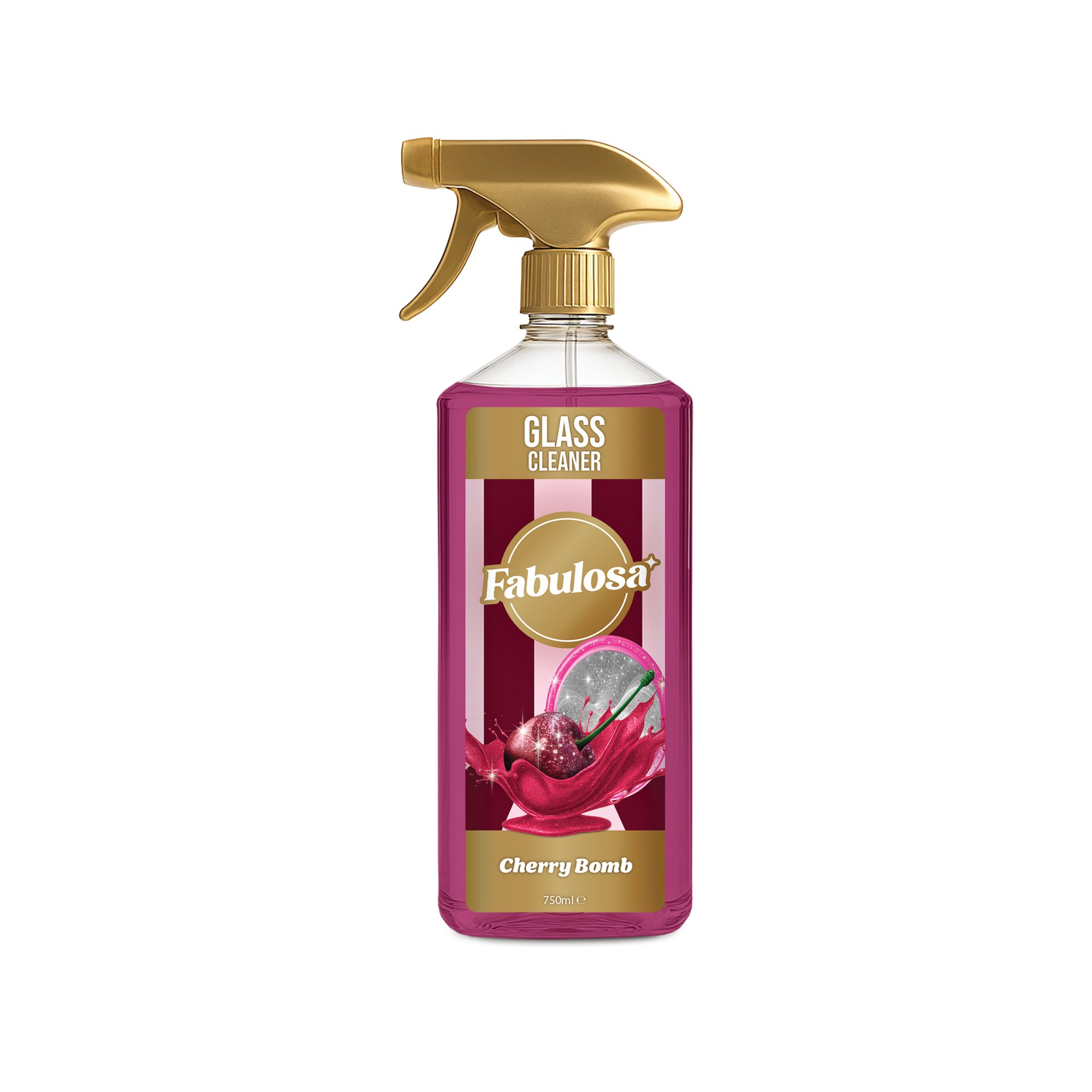 Fabulosa Glass Spray Cherry Bomb 750ml Pack of 9 53264