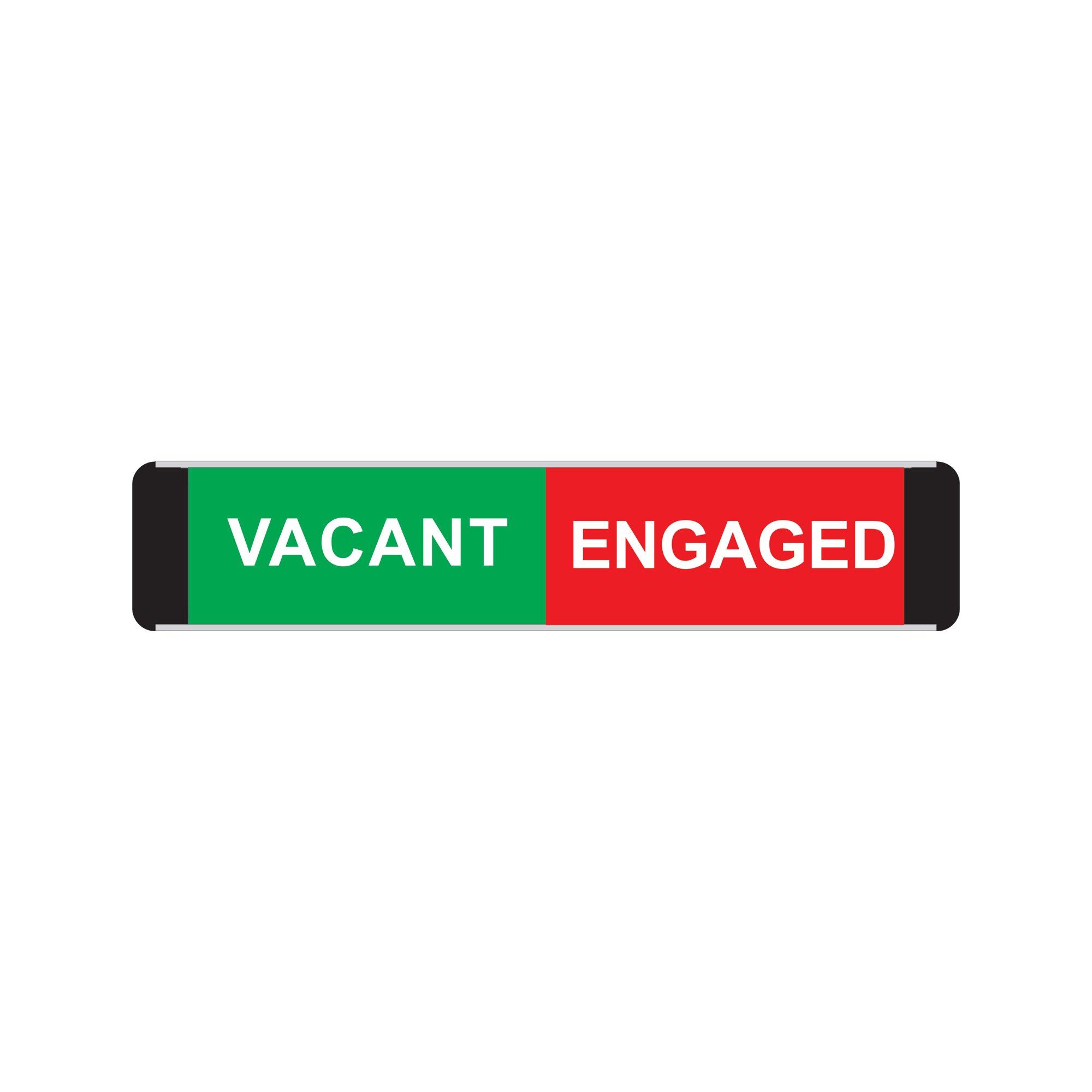 5 Star Vacant/Engaged Slider Sign Anodised Aluminium 50x200mm VOF142