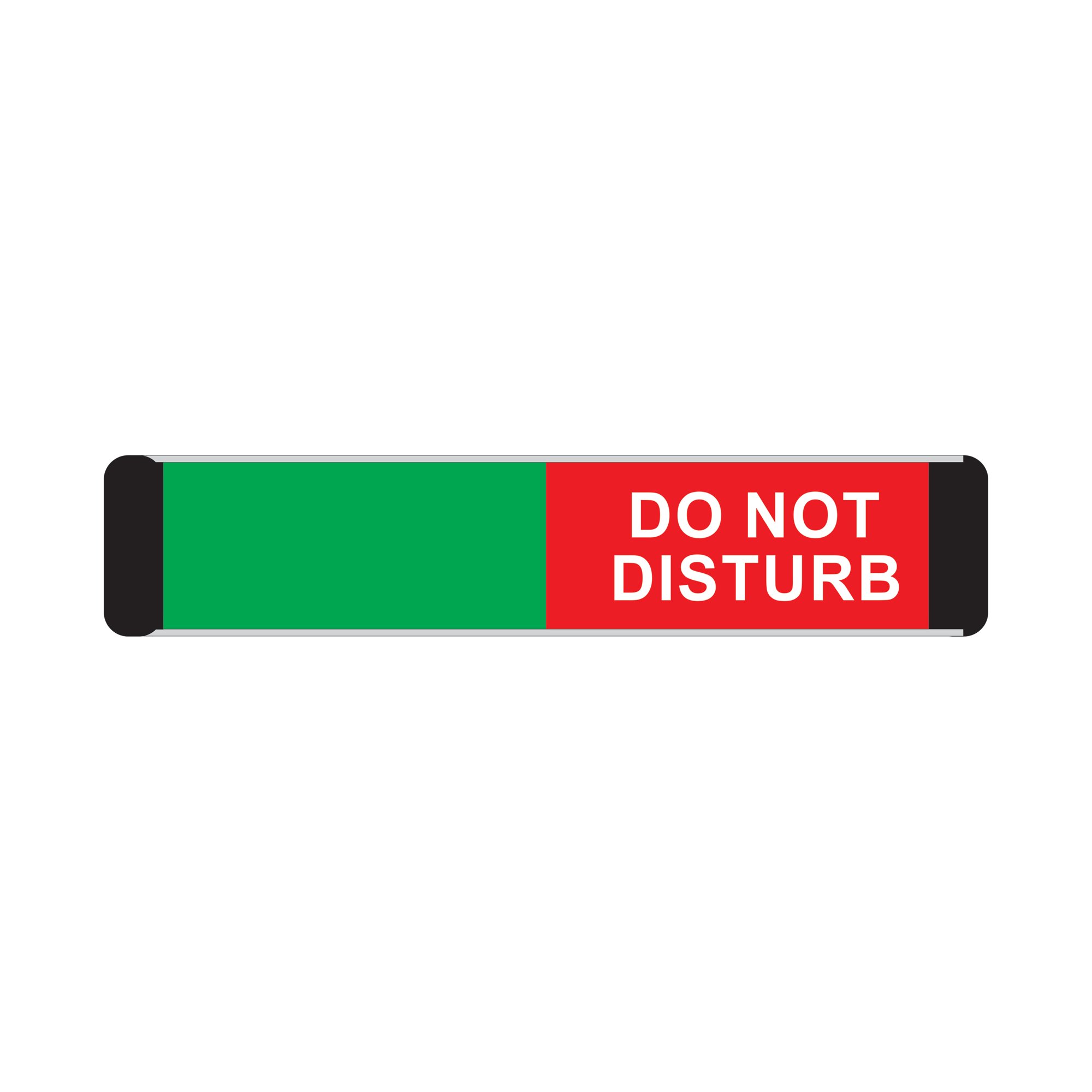 5 Star Do Not Disturb Slider Sign Anodised Aluminium 50x200mm VBA104