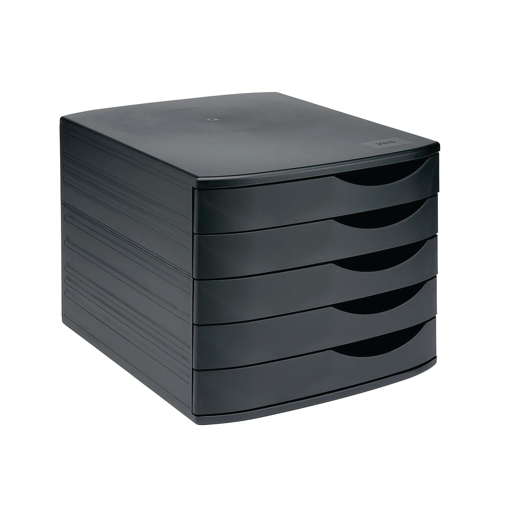 5 Star Desktop 5 Drawer Set A4 Documents up to 260x350mm Black/Black 108391