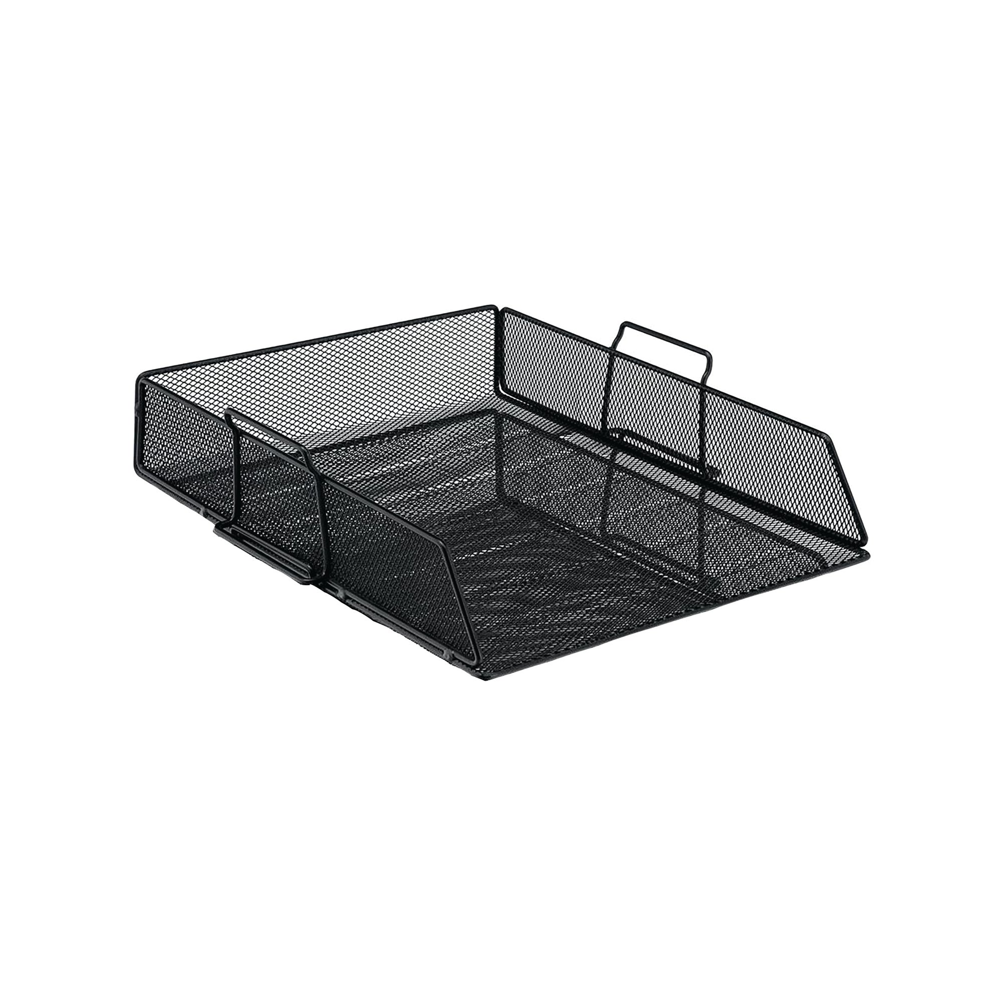 5 Star Wire Mesh Letter Tray Black 287878