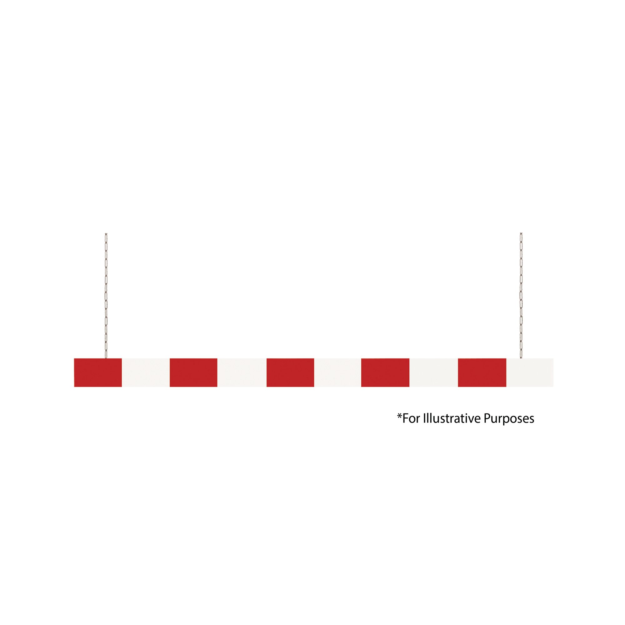 Traffic-Line Height Restriction Bar 5000mm Red/Wht FS606433