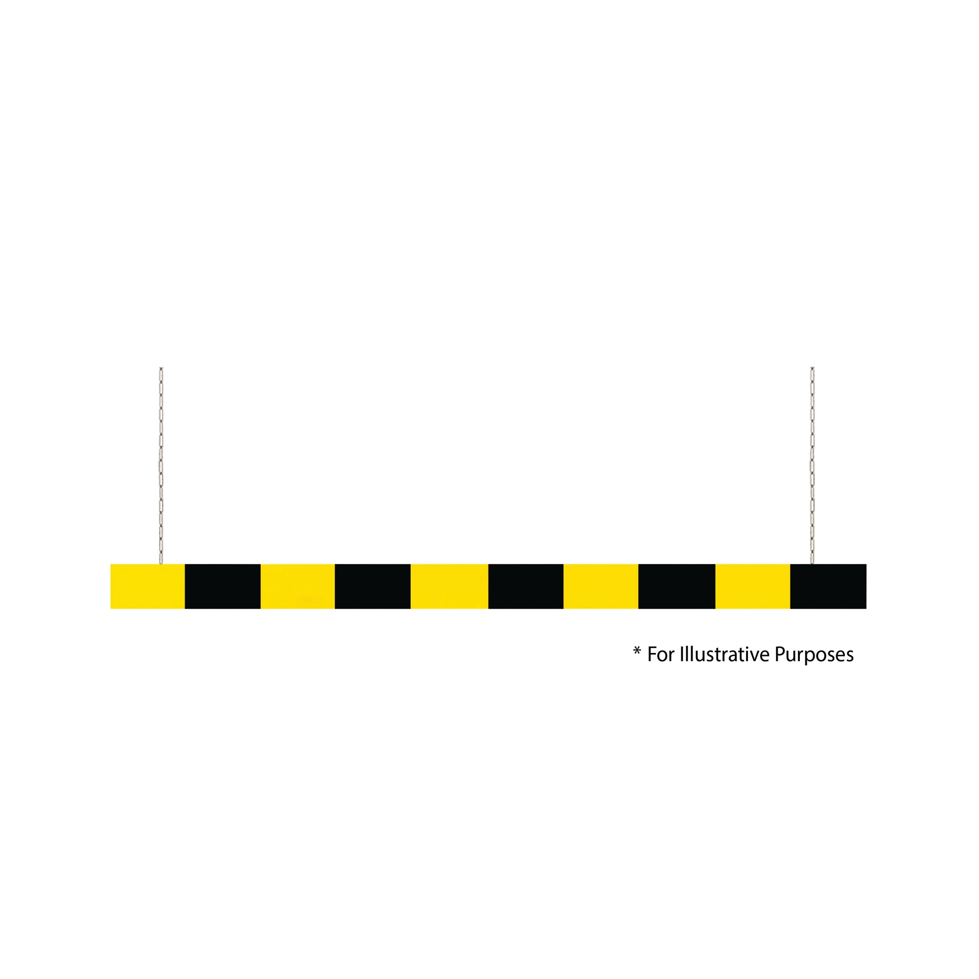 Traffic-Line Height Restriction Bar 5000mm Ylw/Blk FS606686