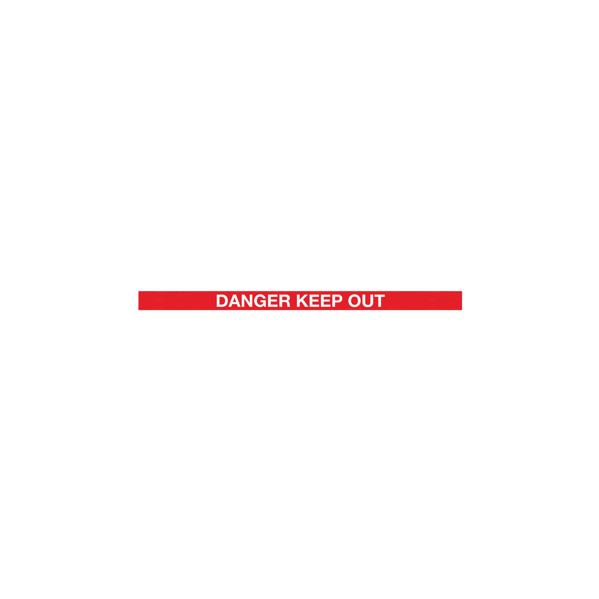 WallPro 450 Barrier Blk Danger Keep Out Red/White Belt 7.6m
