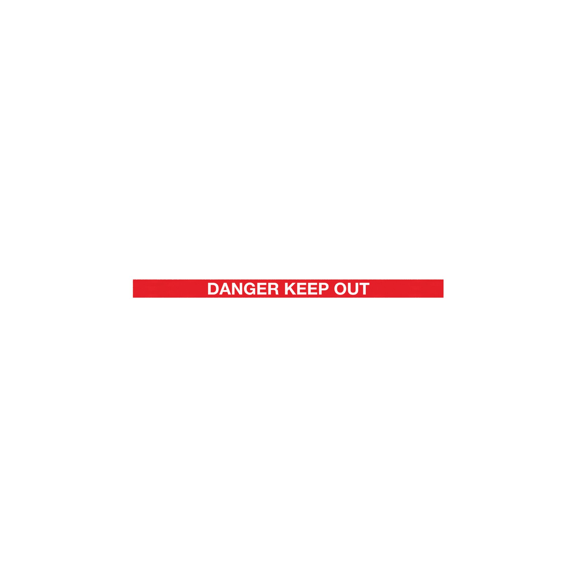 WallMaster 300 Barrier Ylw with Danger Keep Out Red/Wht Belt 3m