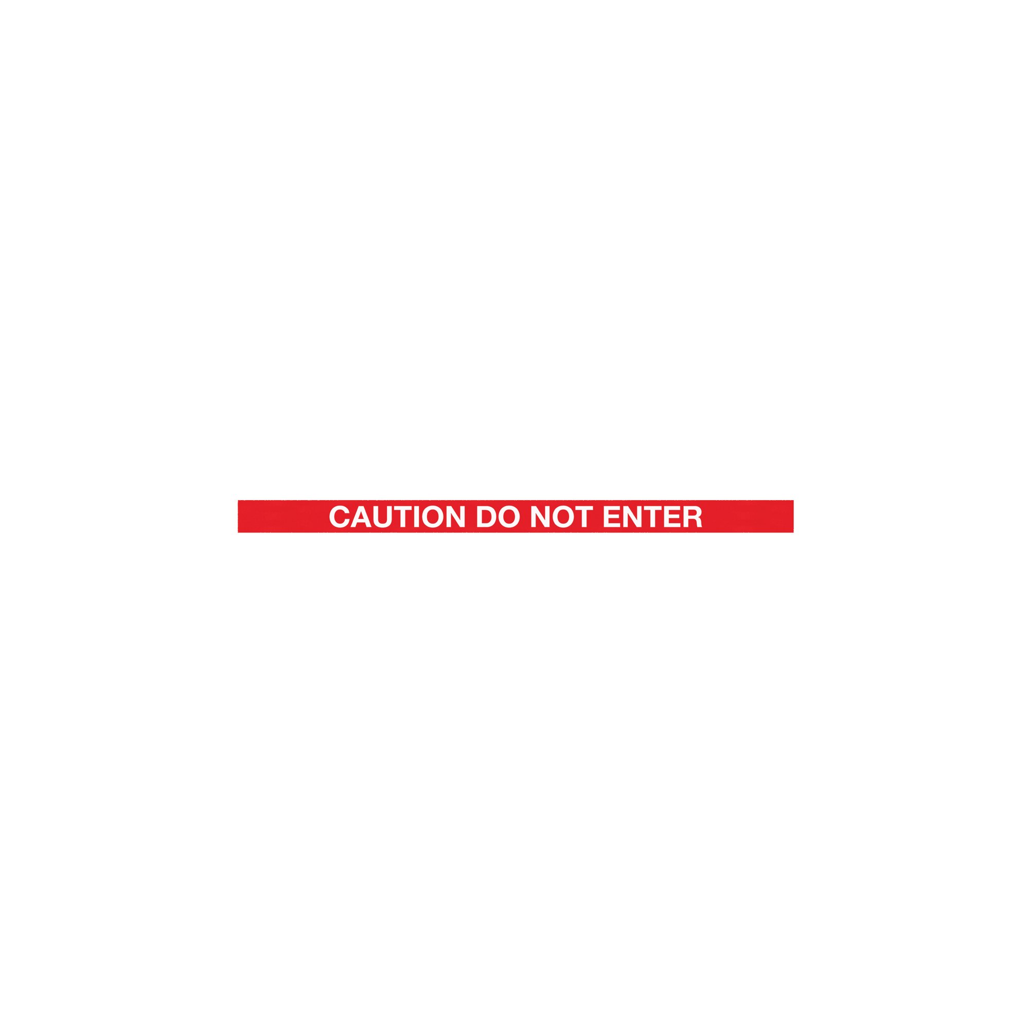 WallMaster 400 Magn Back Barrier Blk with Caution Red/Wht 4.6m