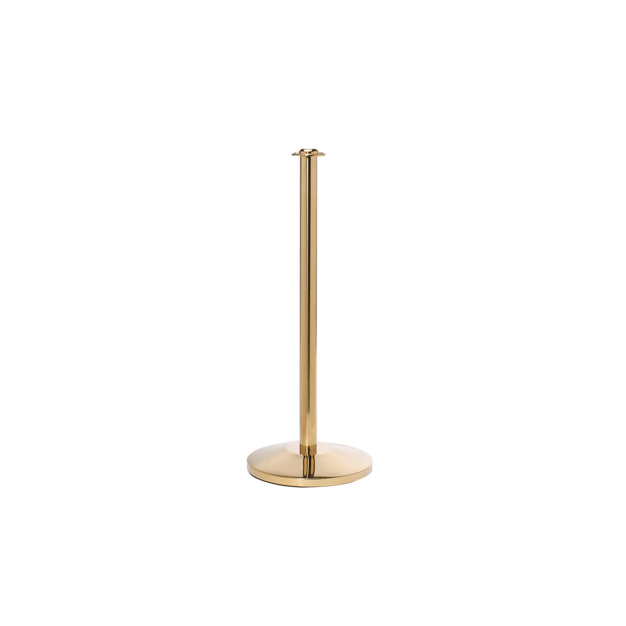 5 Star RopeMaster Flat Top Polished Brass Post Pack of 2