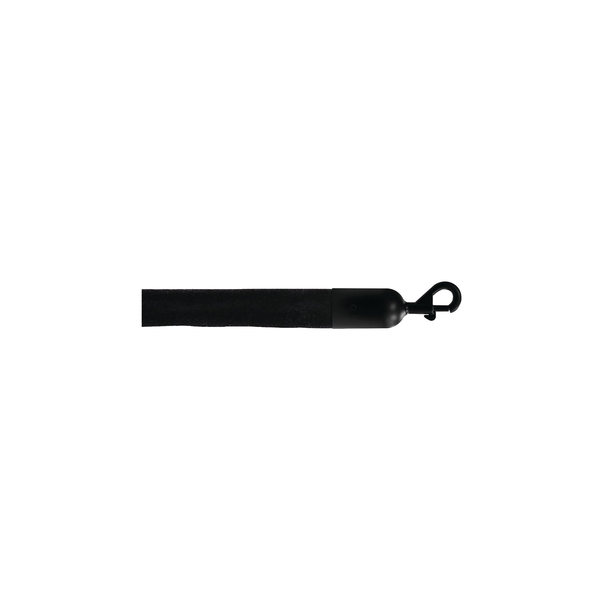 5 Star Economy Velour Rope Black 1.8m with Black Ends