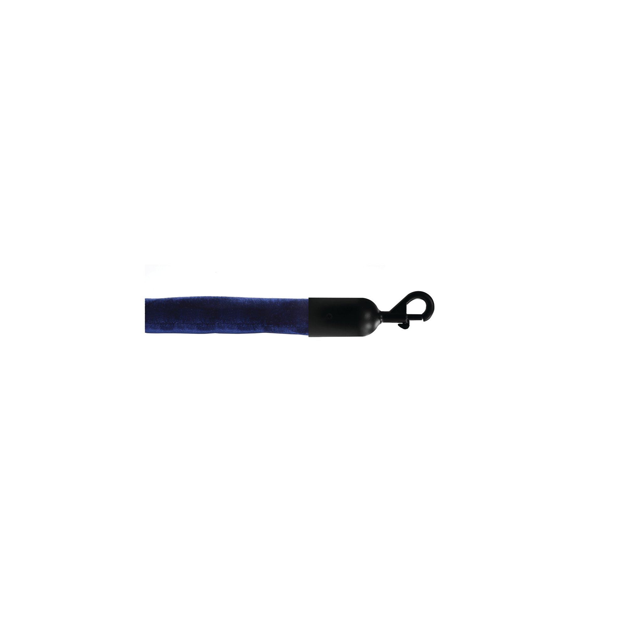 5 Star Economy Velour Rope Blue 1.8m with Black Ends