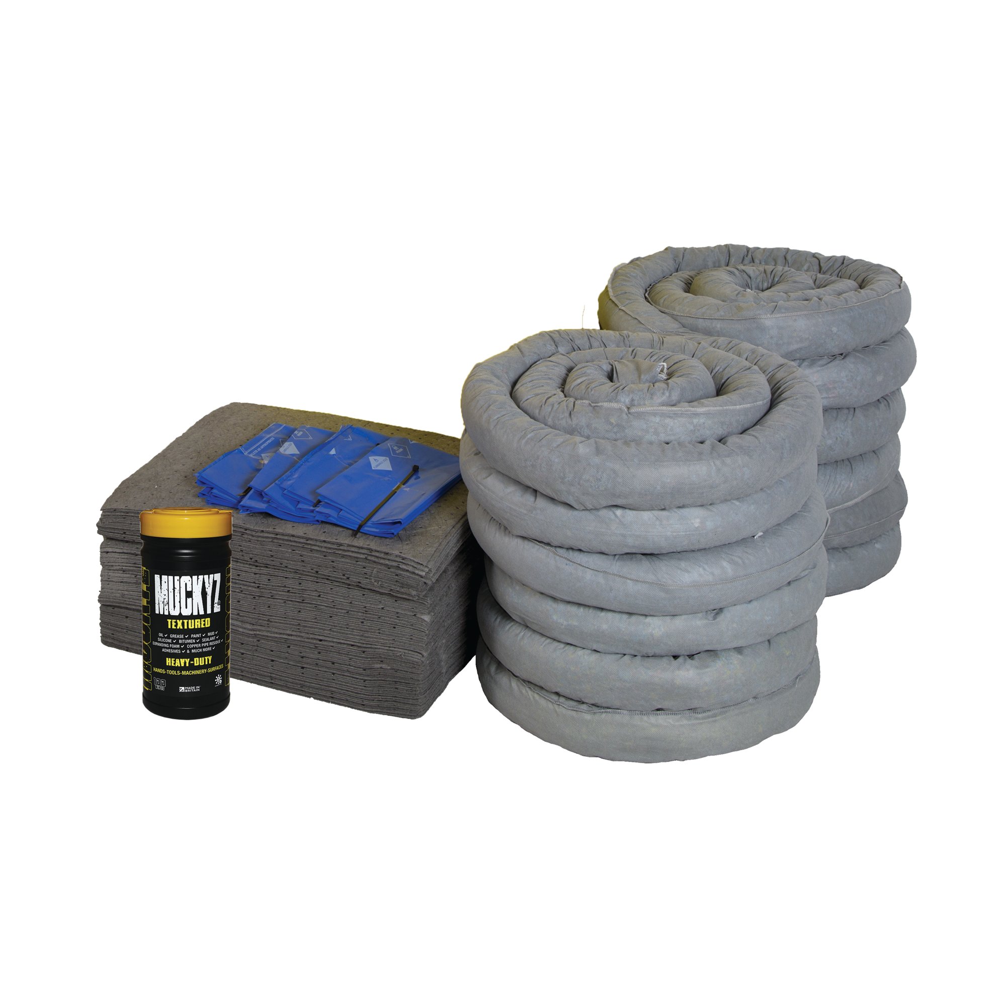 5 Star Refill Kit for 240L Spill Kit in a Wheelie Bin Grey FS637123