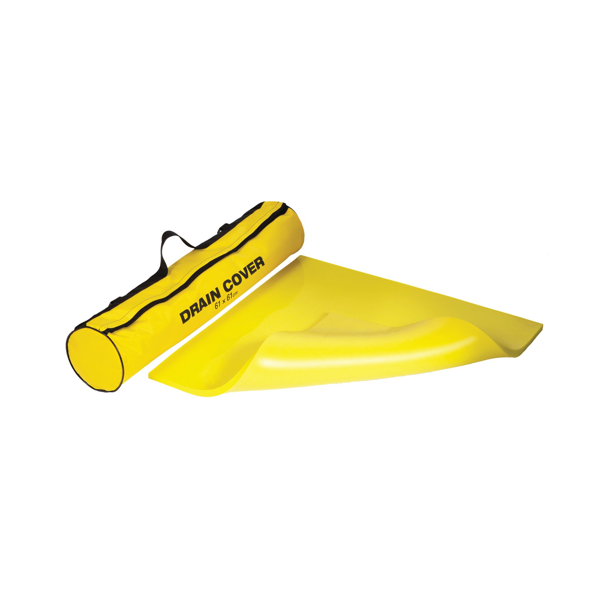 5 Star Drain Cover 610x610mm in Wallmounted Holdall Yellow FS637529