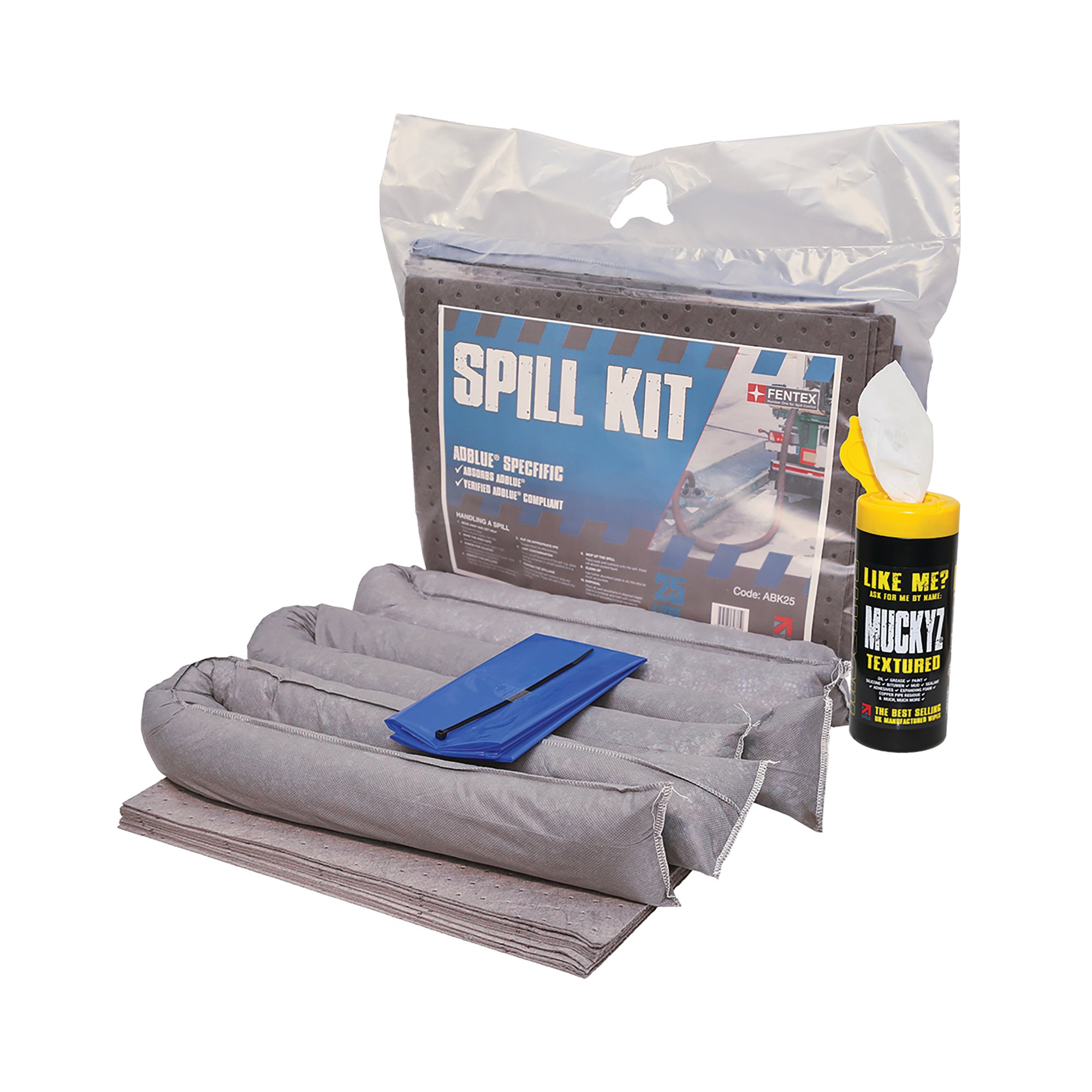 5 Star AdBlue Spill Kit in a Heat-Sealed Bag 25 Litre Blue FS642677