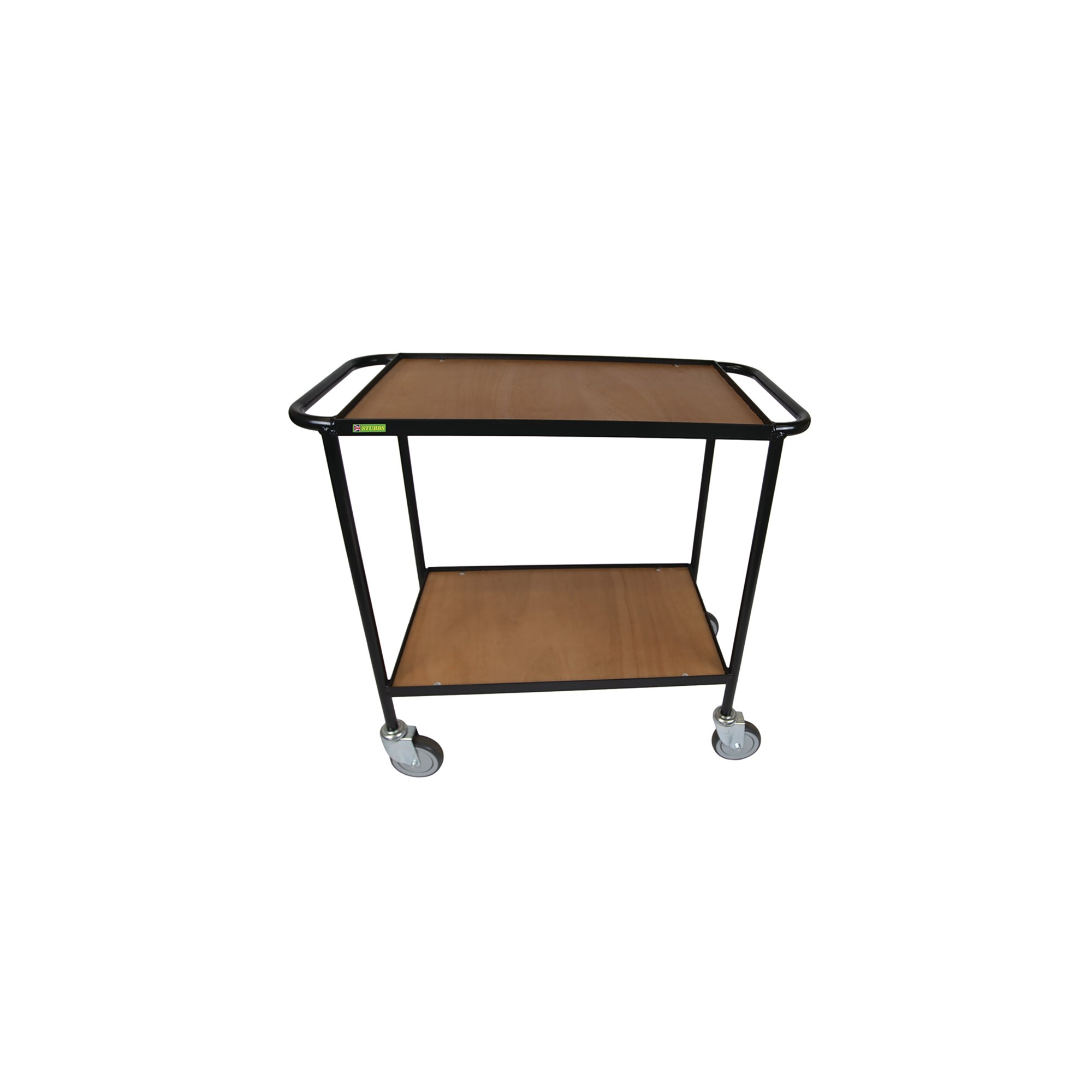 5 Star Mobile Shelf Trolley Wooden Shelves 950x450x900mm FS644077