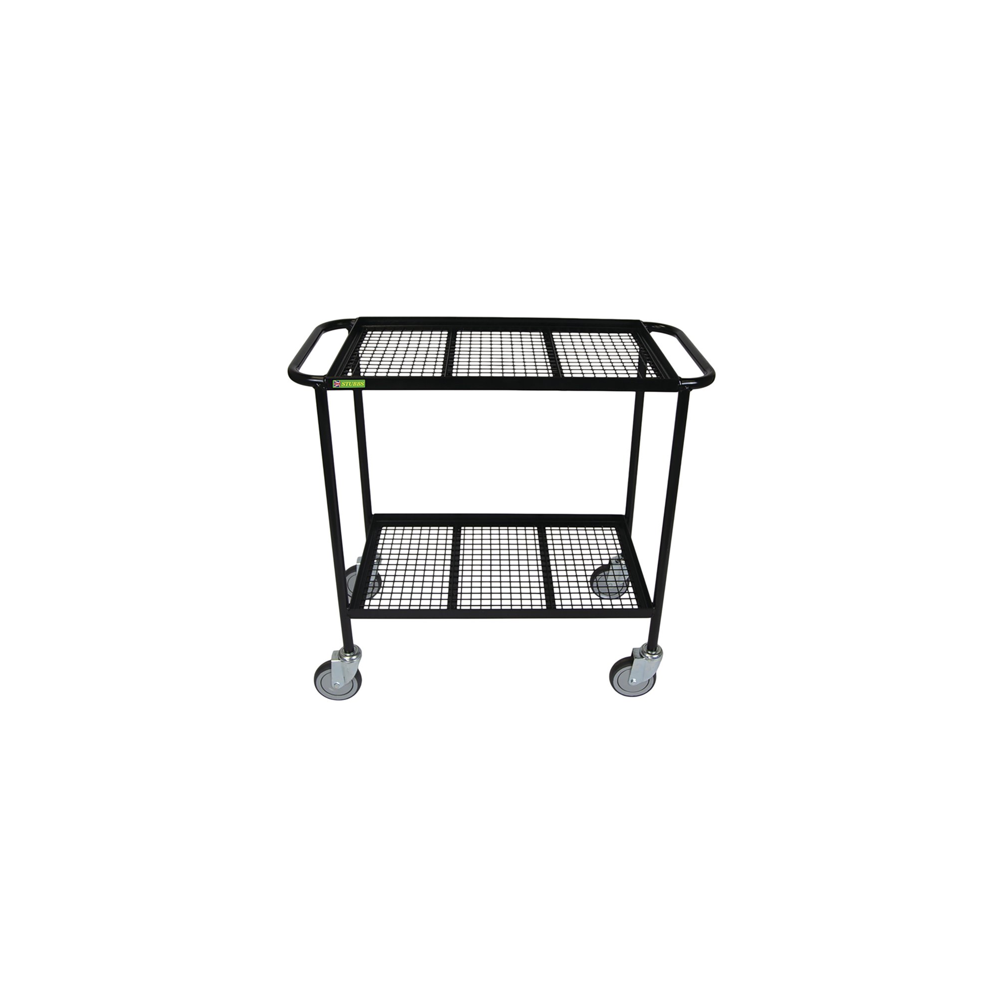 5 Star Mobile Shelf Trolley with Mesh Shelves 950x450x900mm FS644237