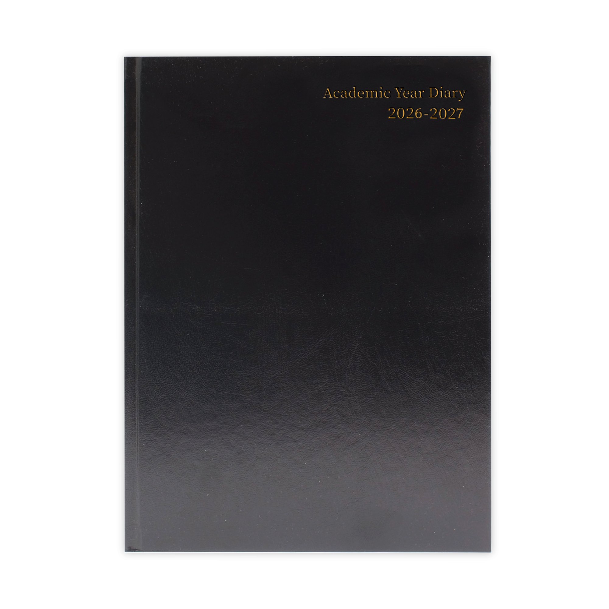 5 Star Academic Diary Day Per Page A4 Black 2026-2027 KF1A4ABK26