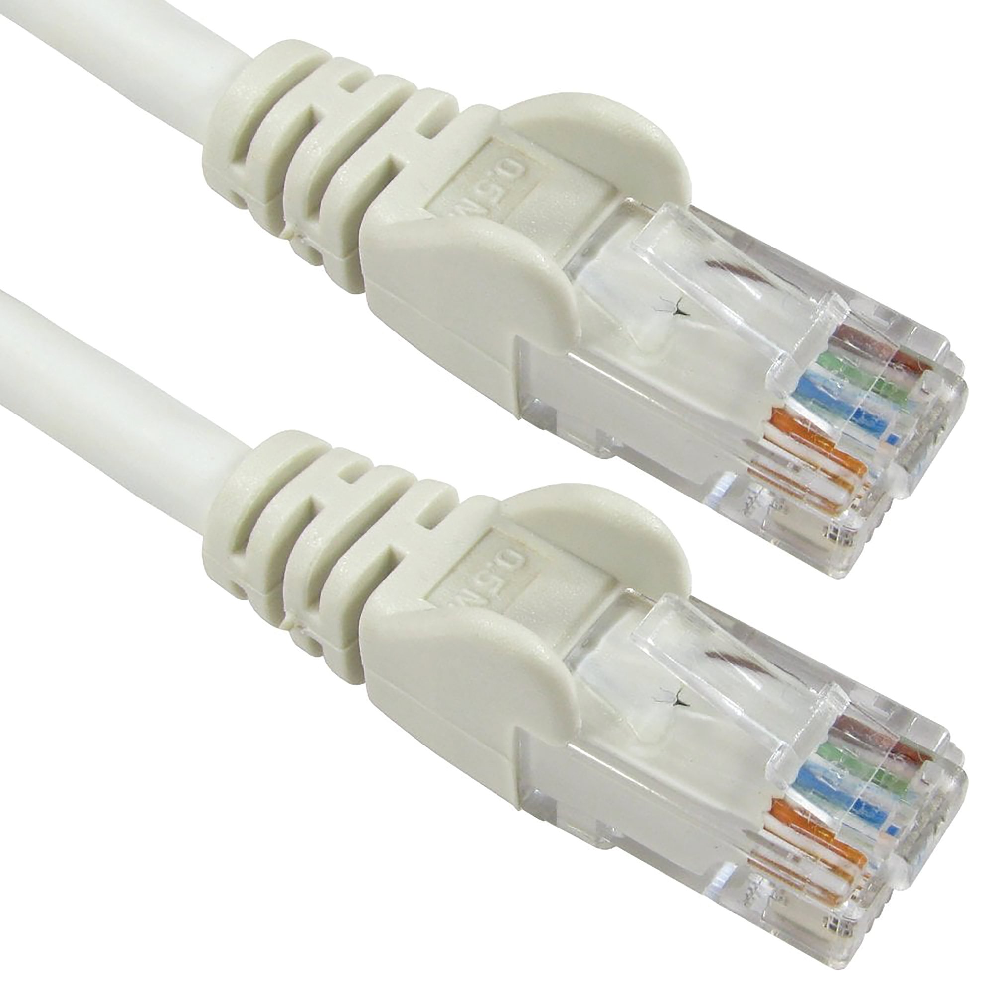 5 Star Cat6 RJ45 LSOH Moulded Patch Cable 3m White FS676333