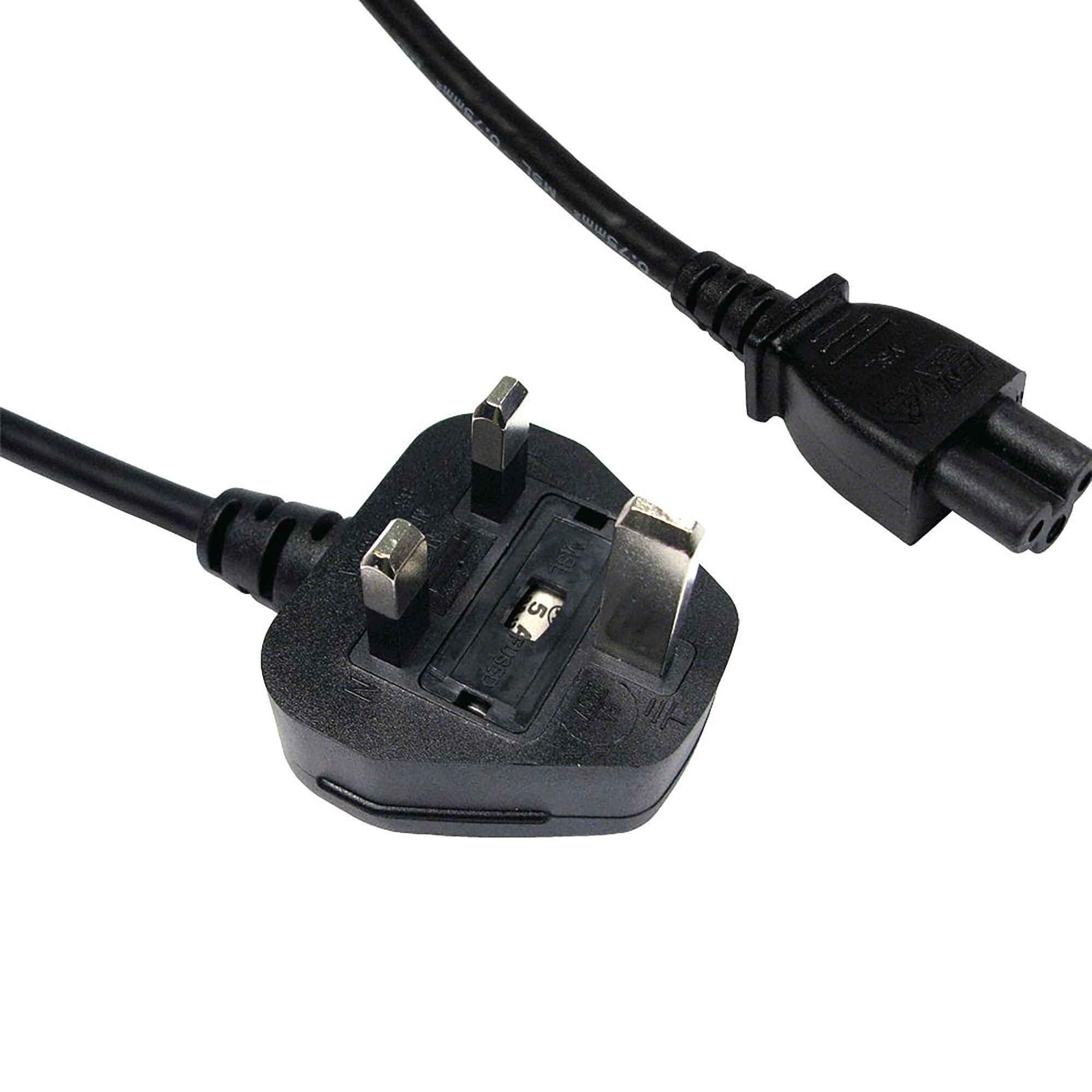 5 Star CloverLeaf Mains Power Cable C5 2m FS676458