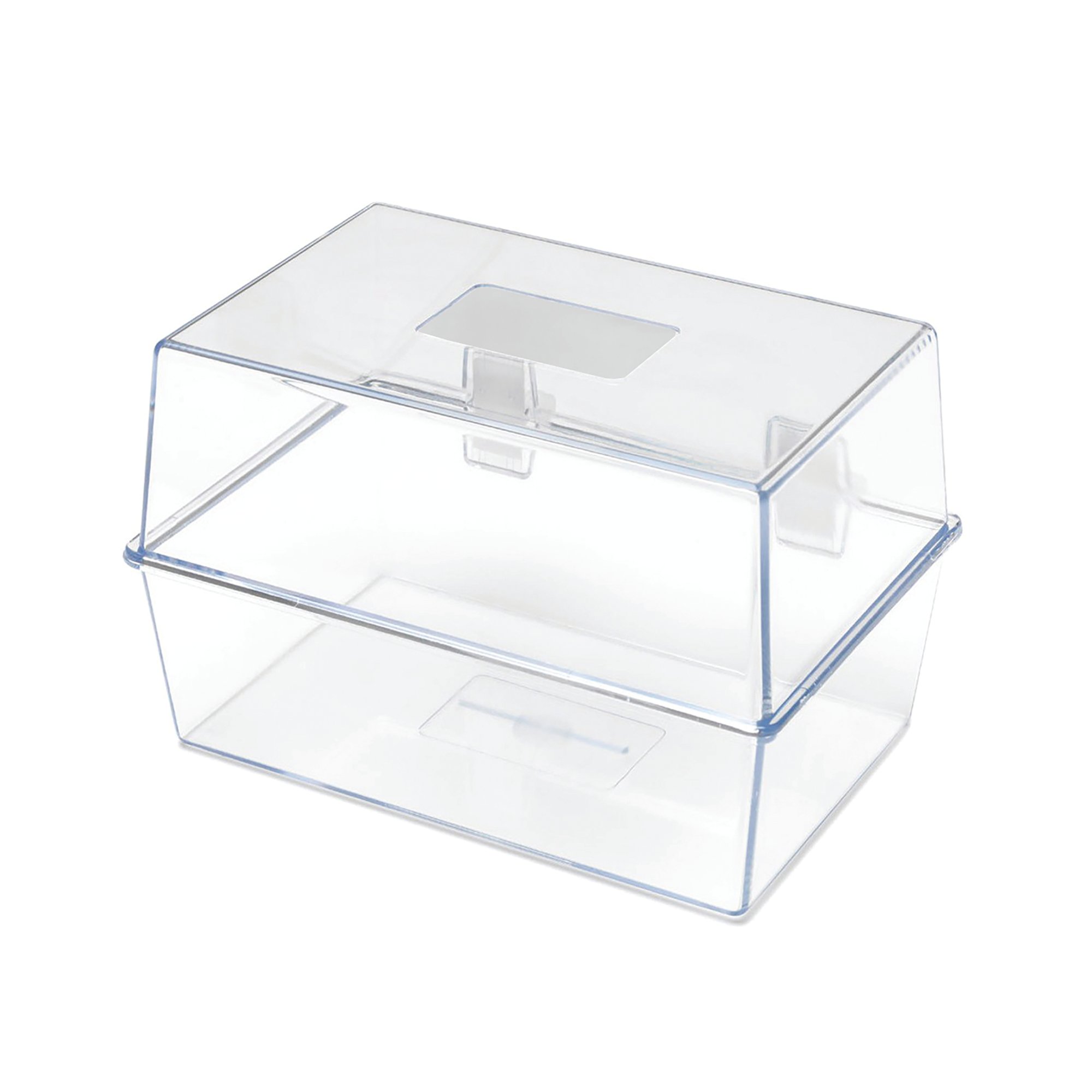 5 Star Card Index Box 6x4 Inch Crystal FS677017