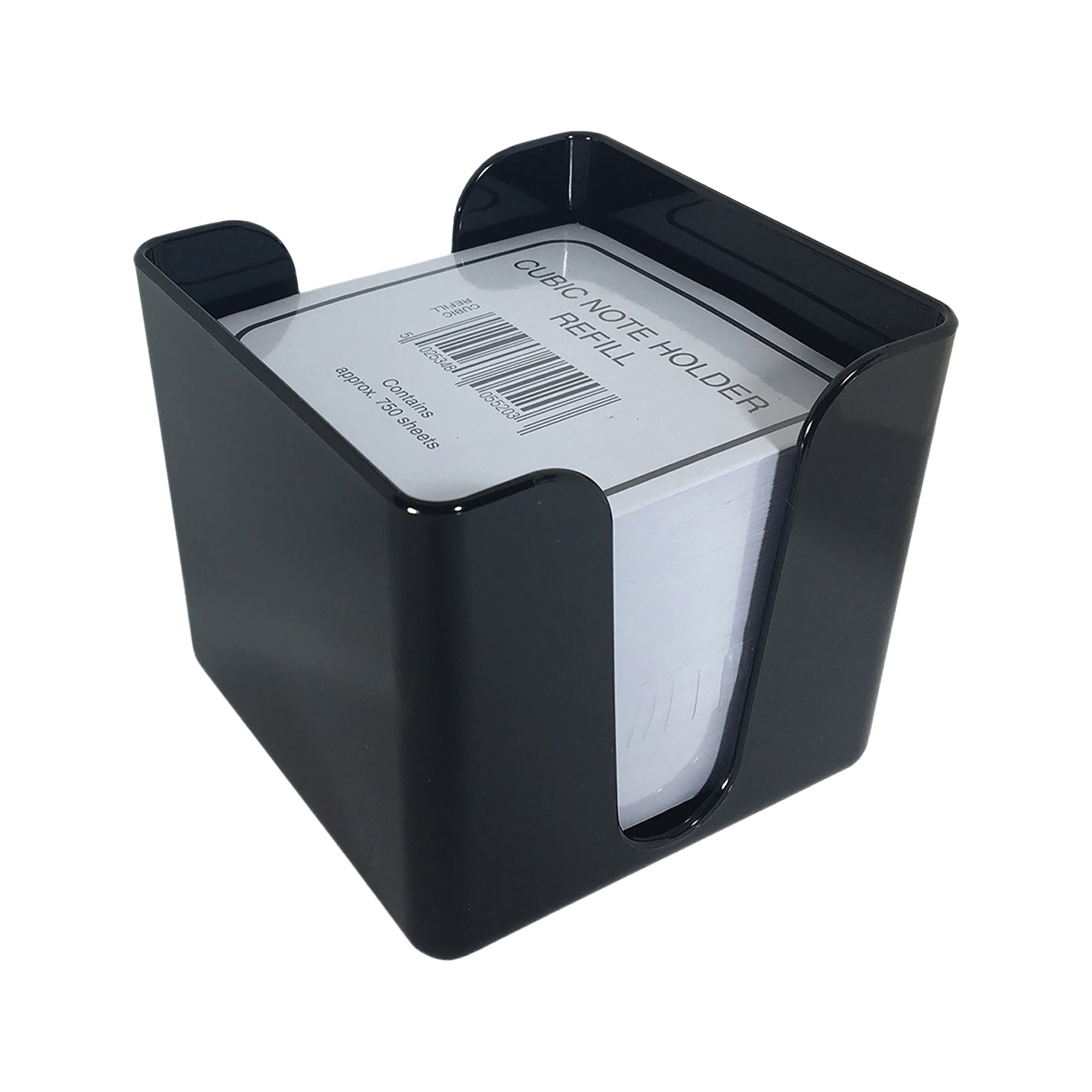 5 Star Memo Cube Notepad Holder Black FS677666