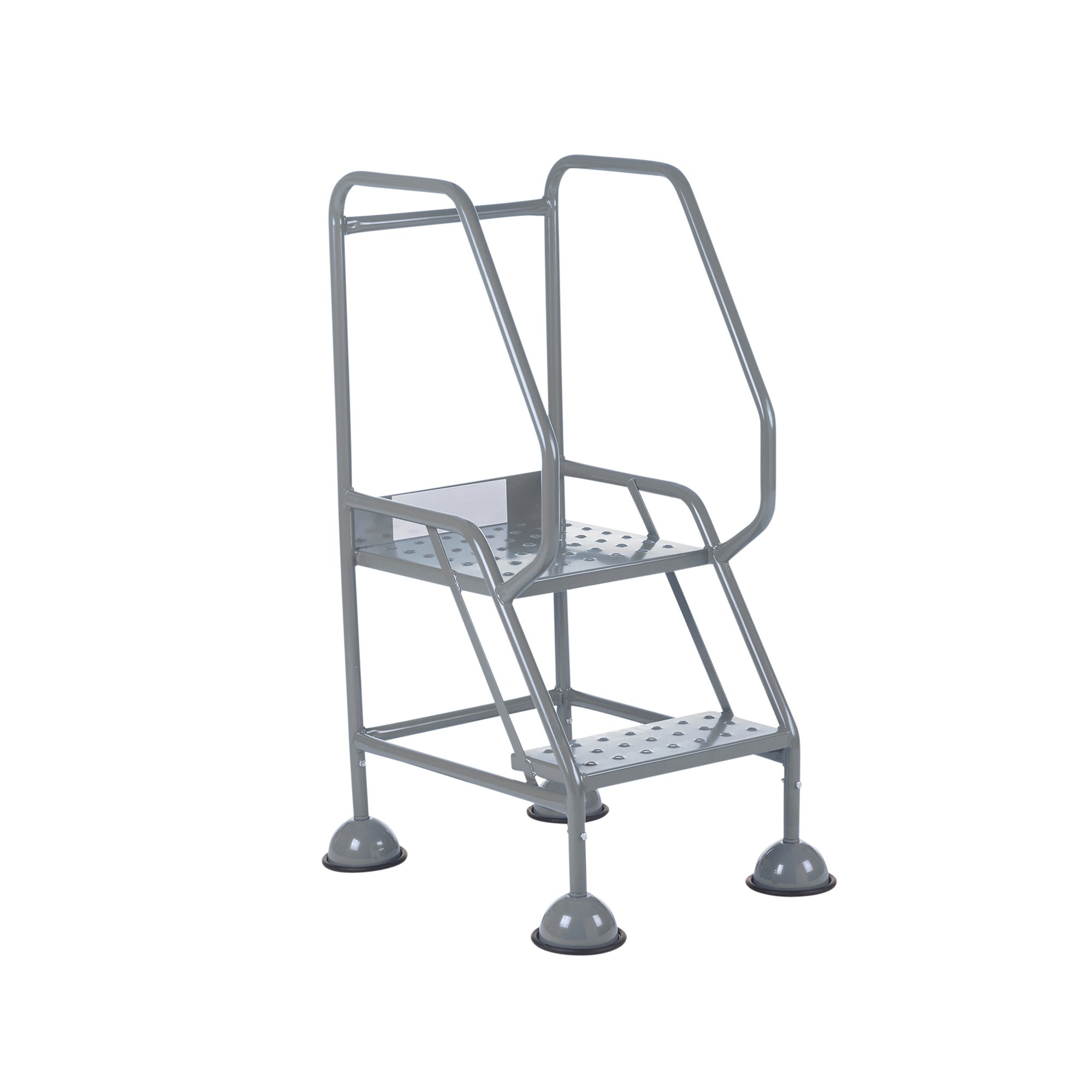 5 Star UK Domed Feet Punched 2 Tread Steps Grey FS687880