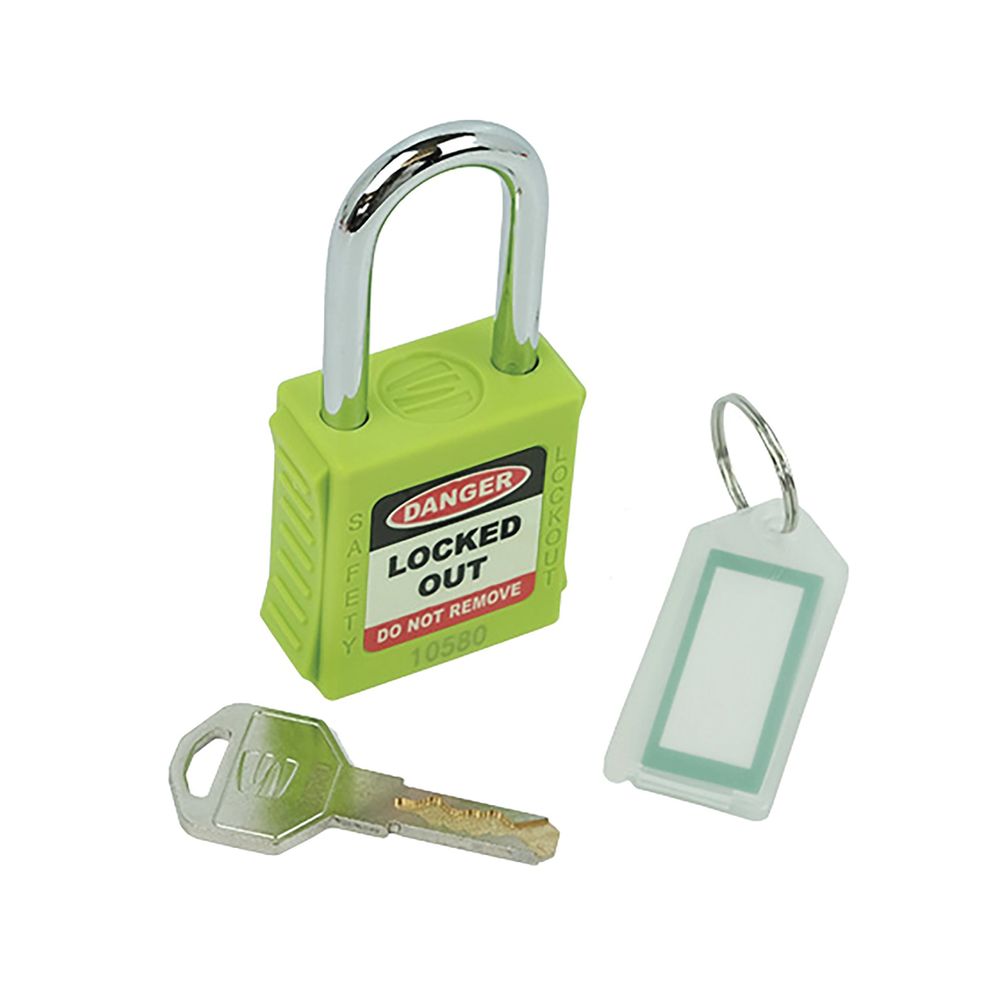5 Star Standard Shackle Safety Lockout Padlock Green FS712545