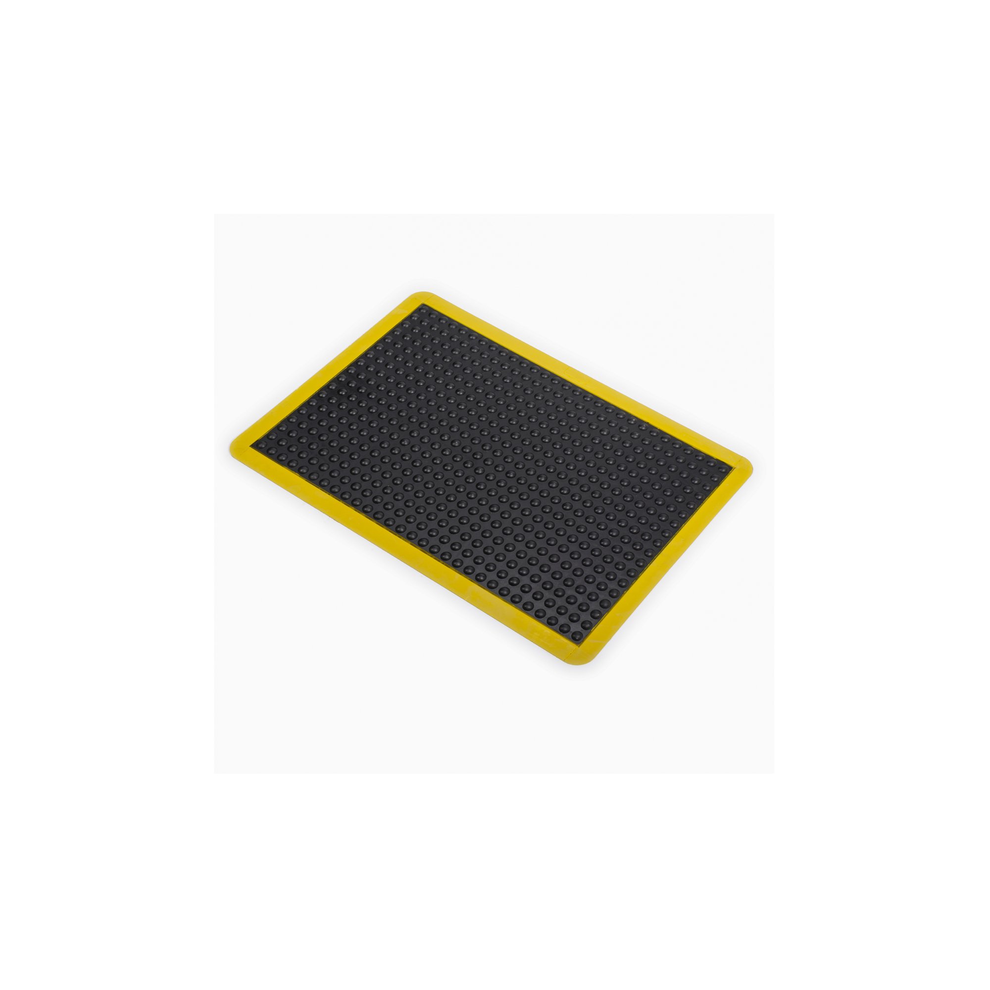 5 Star Anti-Fatigue Bubble Mat 0.6x0.9m Black/Yellow Nitrile FS712727
