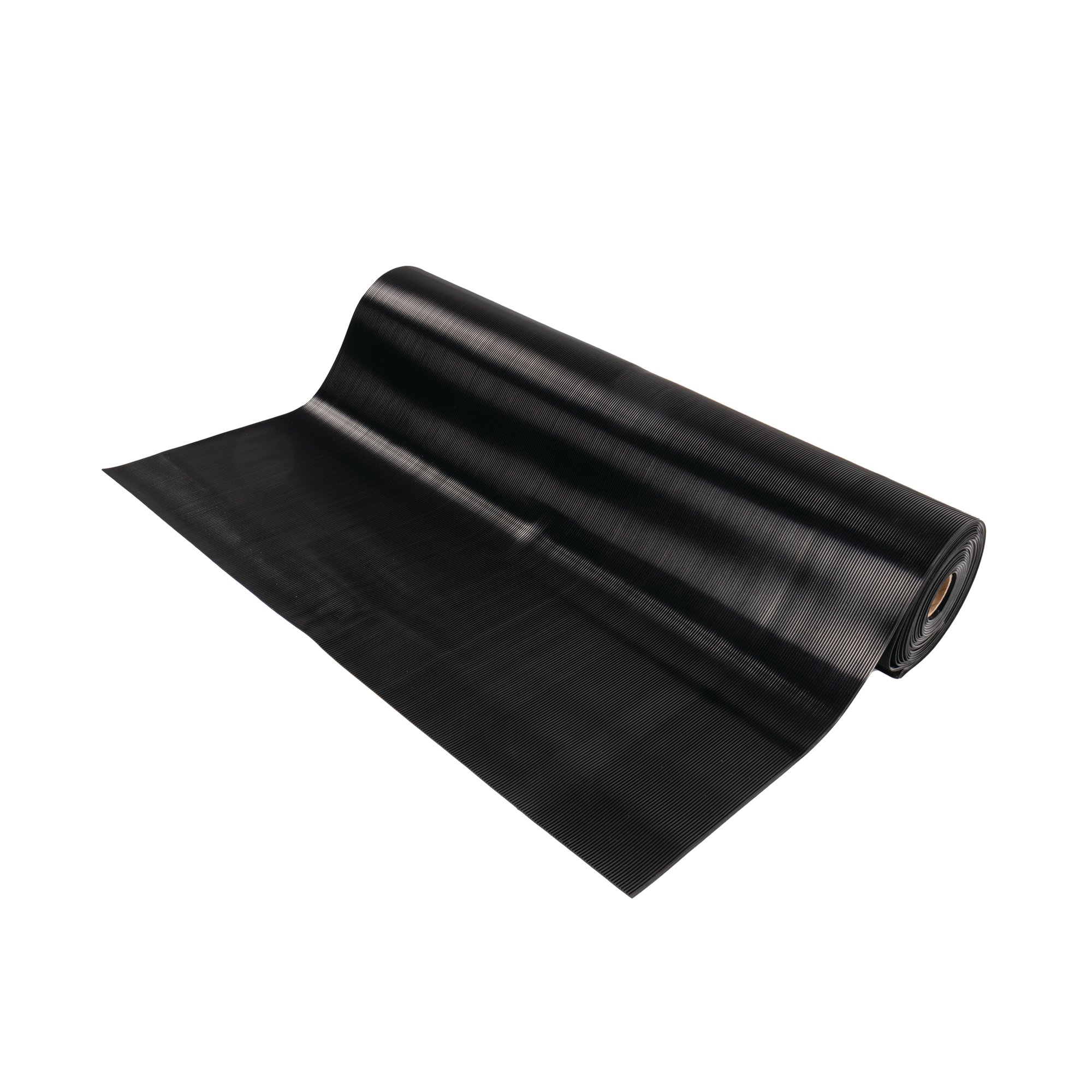5 Star Ribbed Runner Mat 0.9m x 3mm x 2.5m Black FS712766