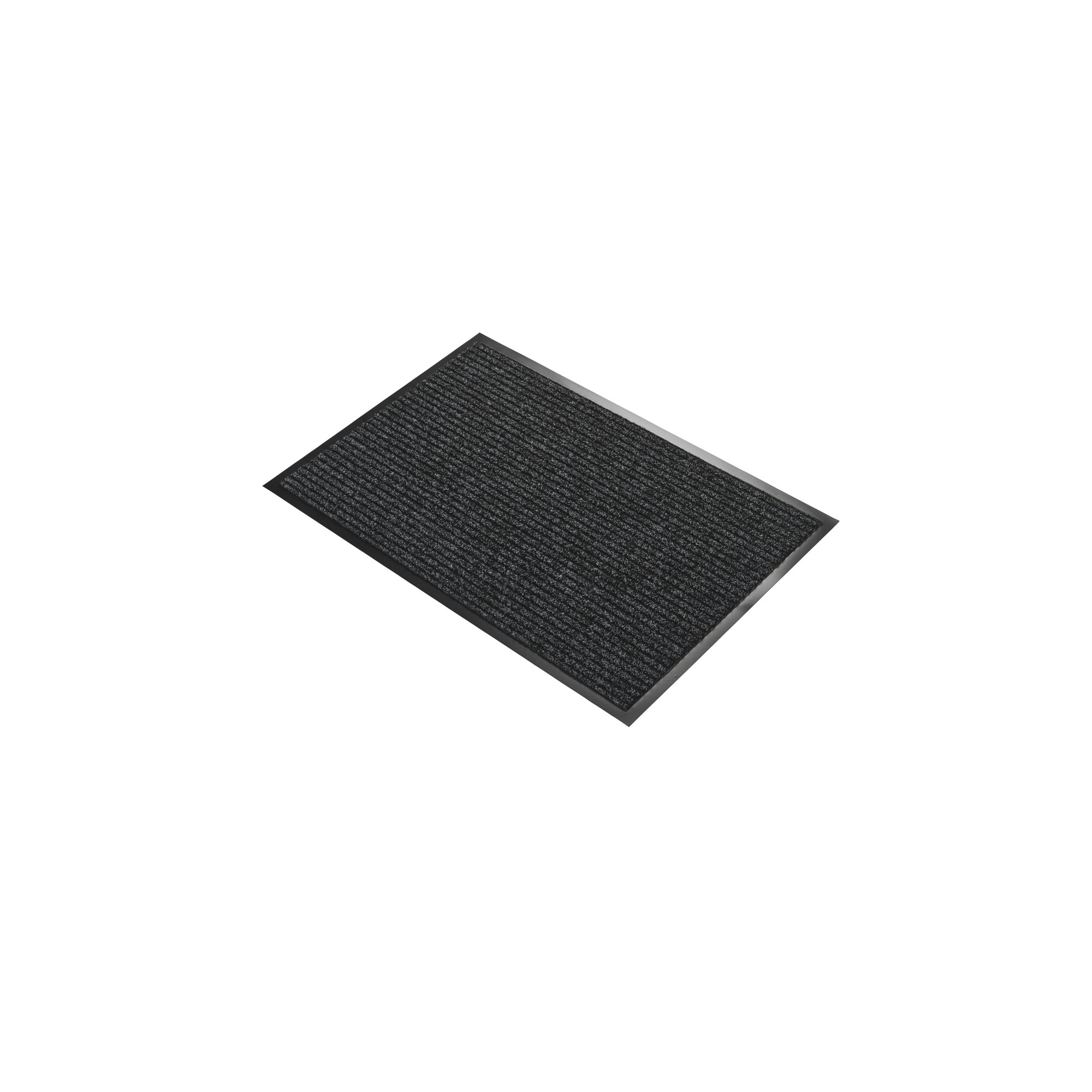 5 Star Heavy Duty Ribbed Door Mat 0.9 x 1.5m Charcoal FS712938