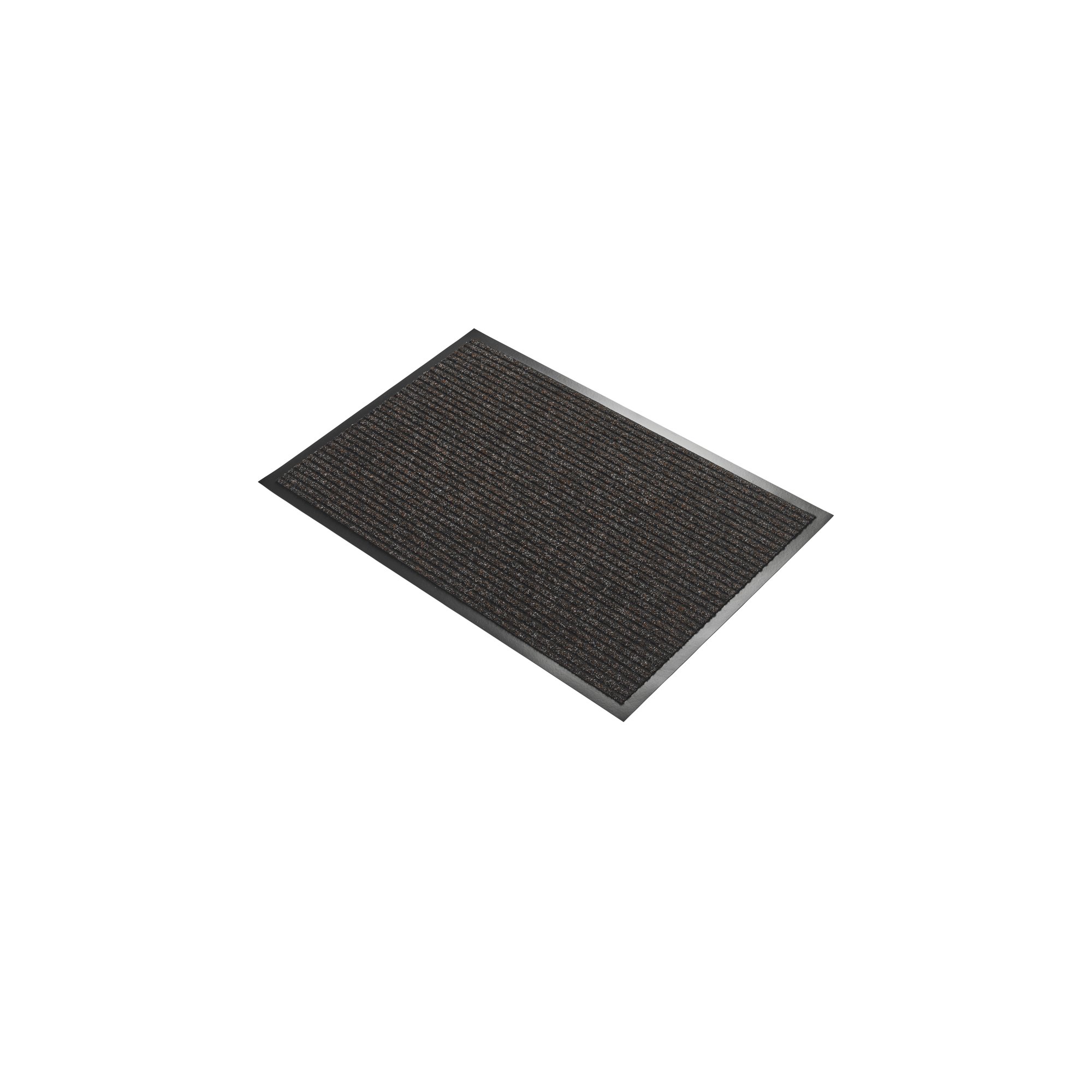 5 Star Heavy Duty Ribbed Door Mat 0.6 x 0.9m Brown FS712946
