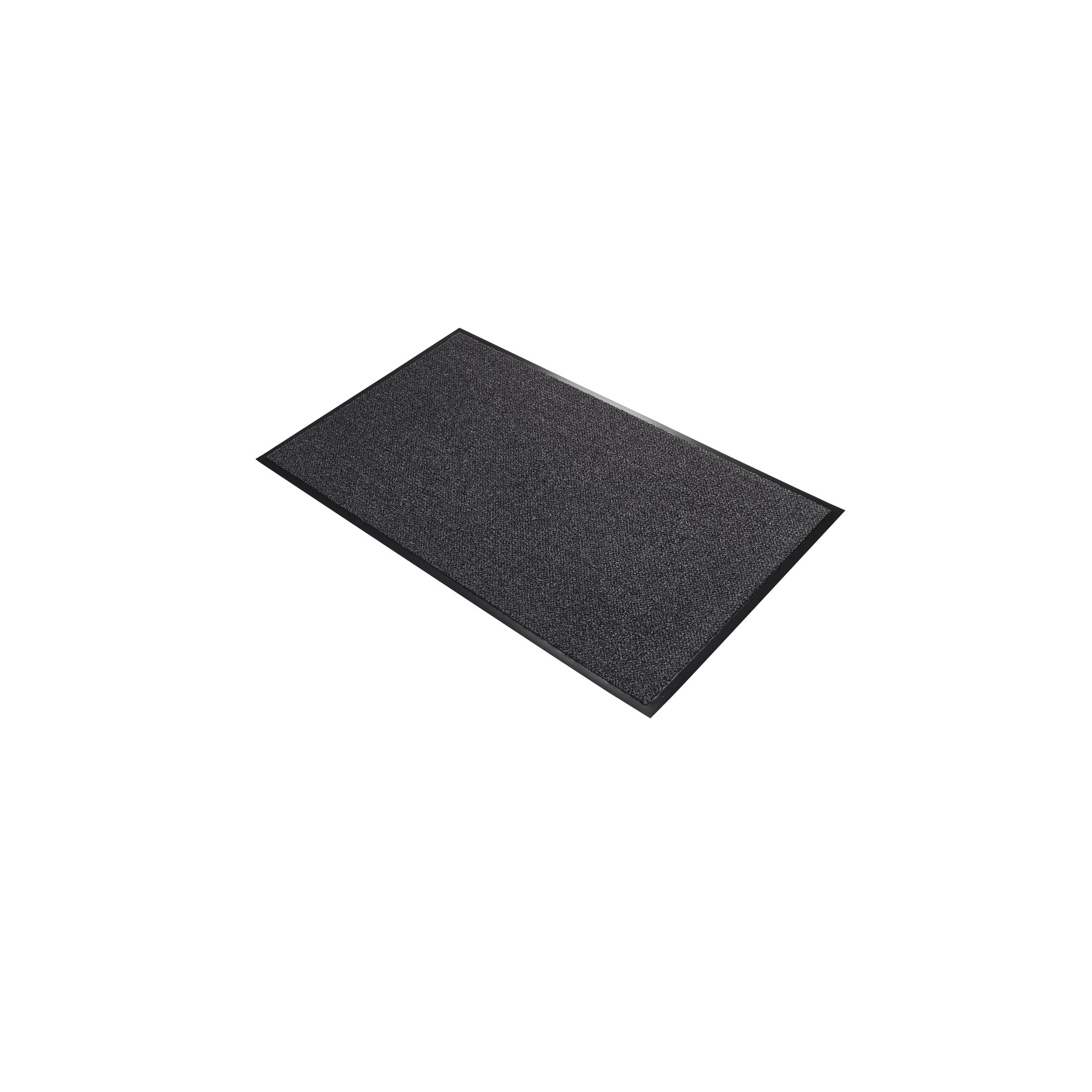 5 Star Indoor High Traffic Entrance Mat 0.6 x 0.9m Black/Grey FS712952