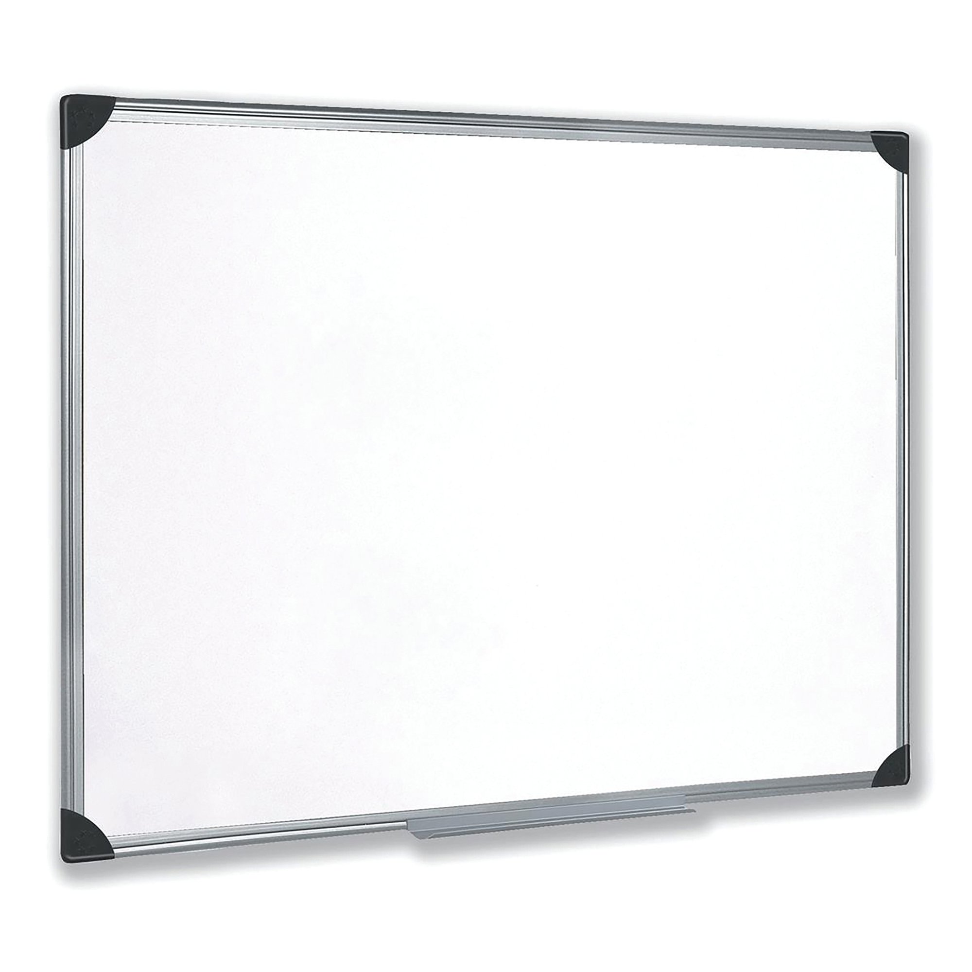 5 Star Whiteboard Drywipe Magnetic with Pen Tray and Aluminium Trim 900x600mm 908116