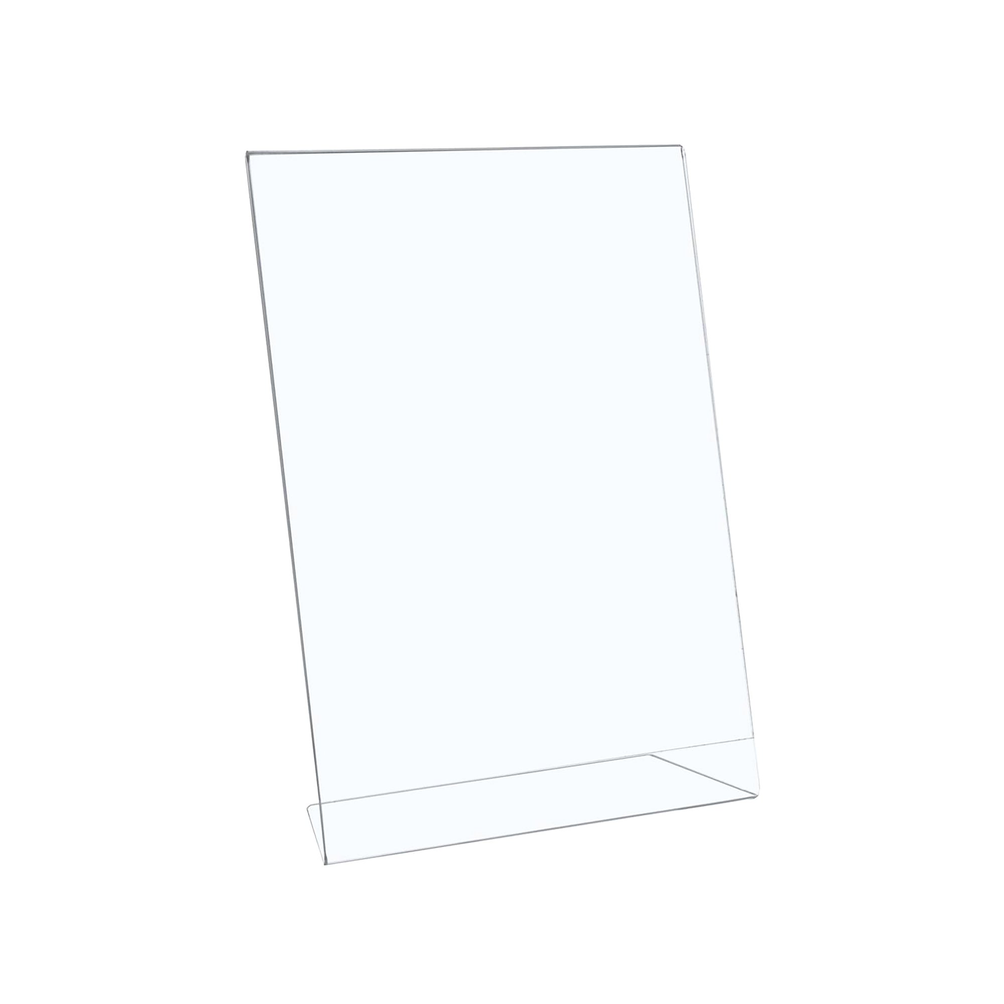 5 Star Sign Holder Portrait Slanted A4 Clear 938546