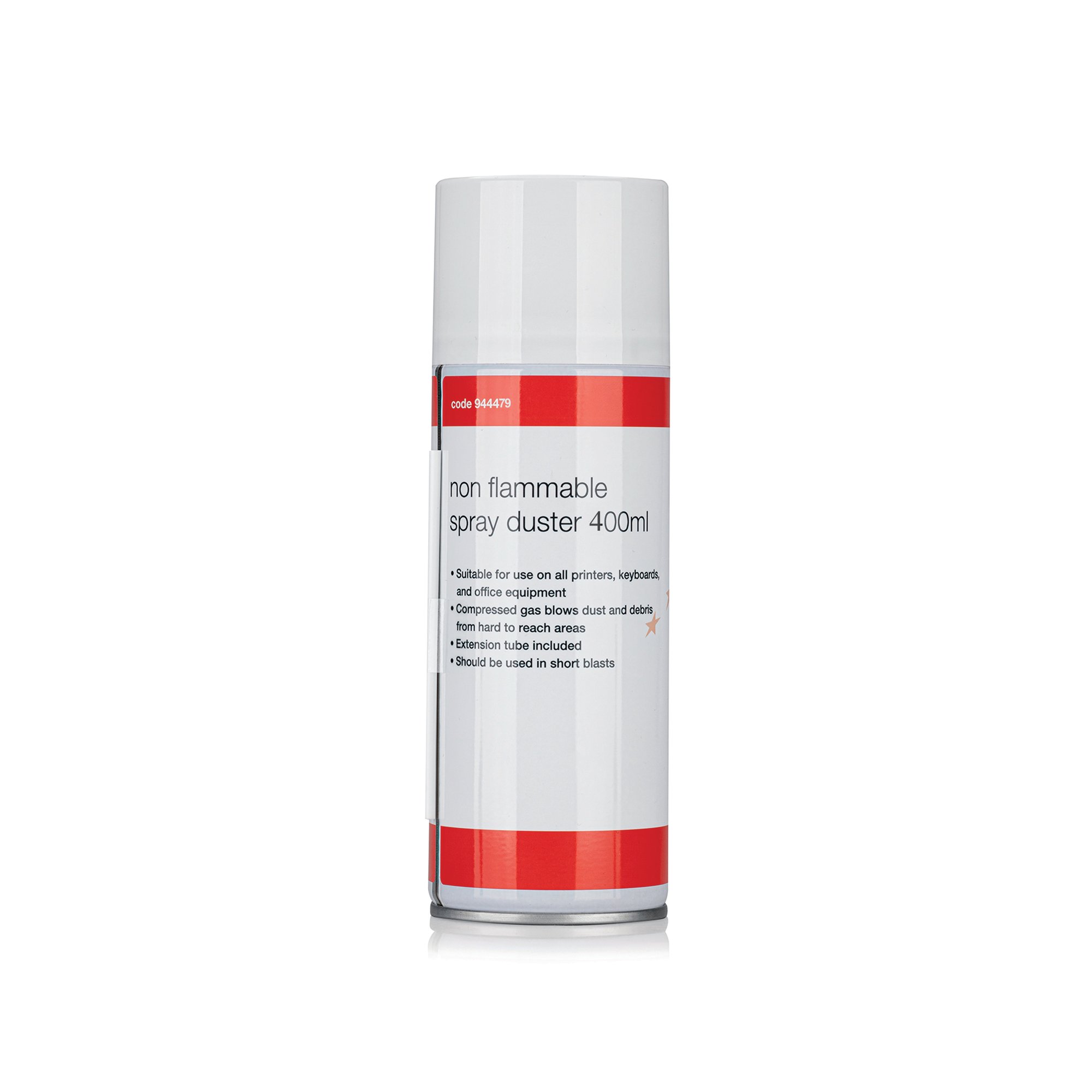 5 Star Air Duster Compressed Gas Non Flammable Red/White 400ml 944479