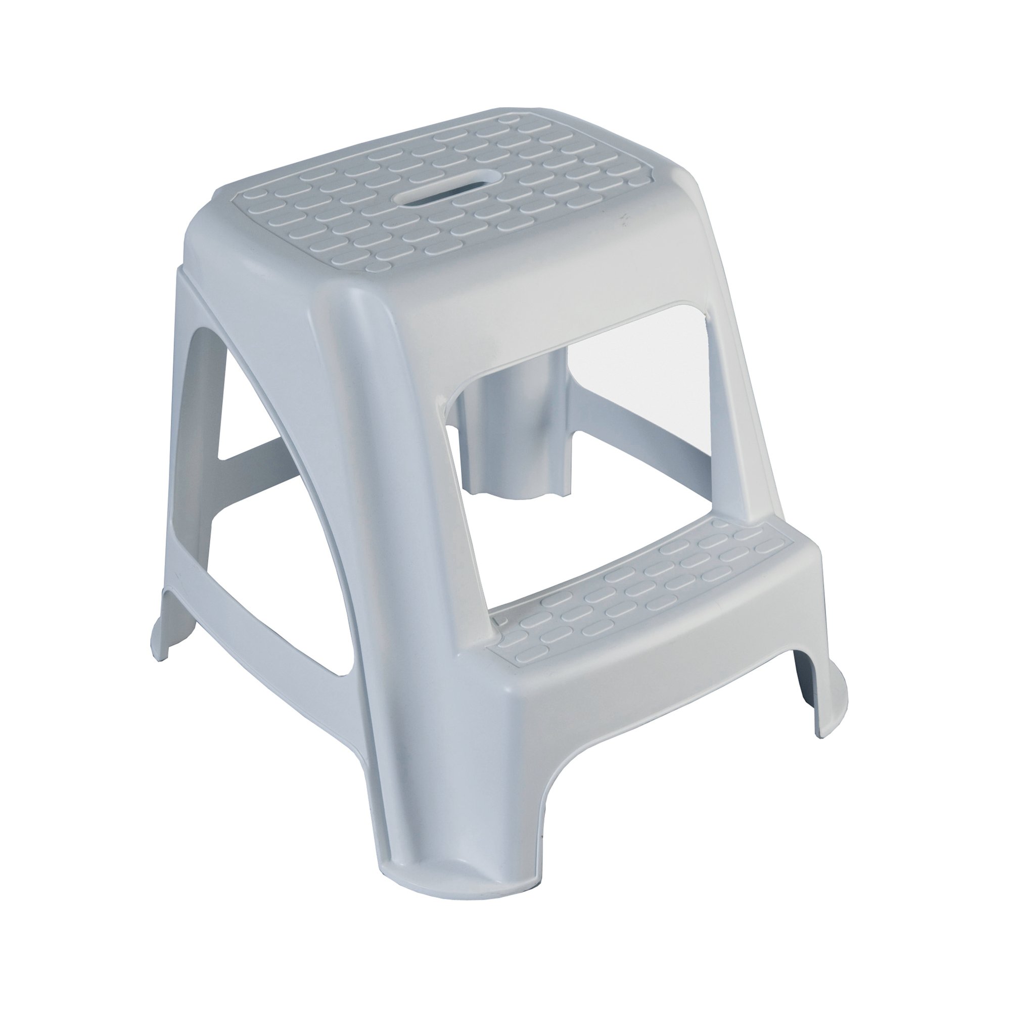 GPC Plastic Step Stool White HE400Z