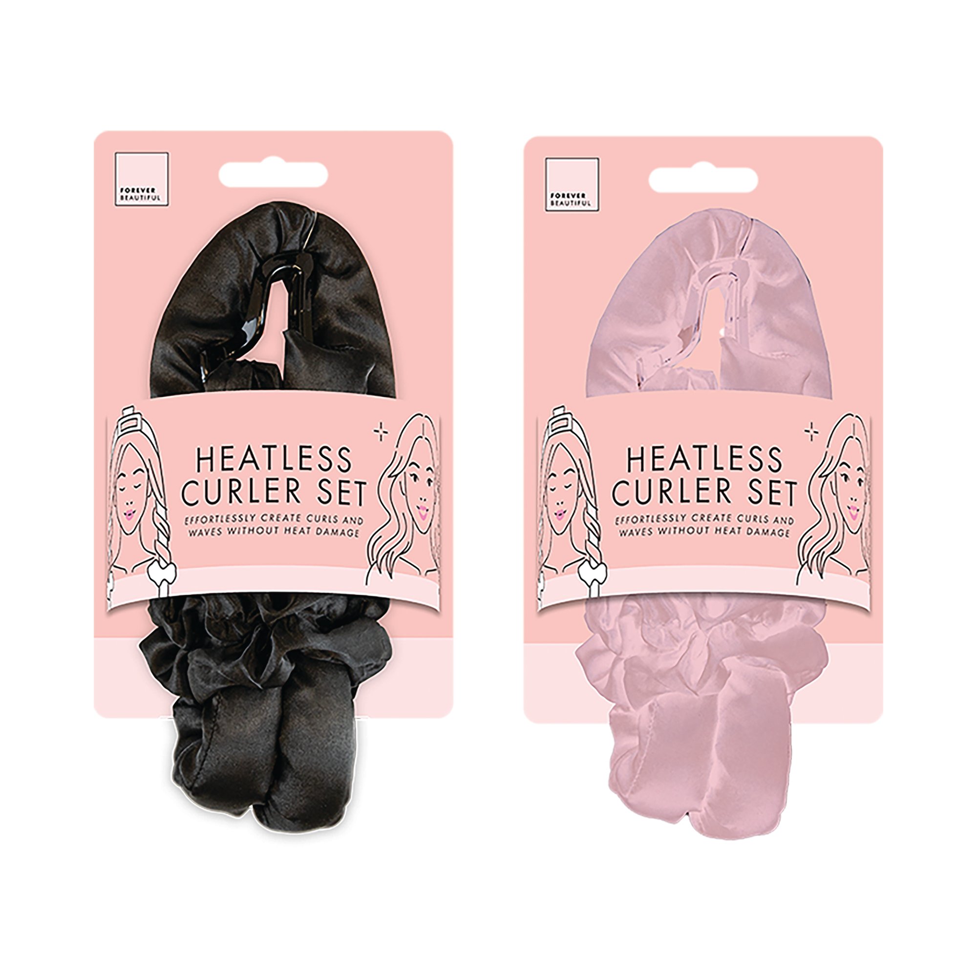 Forever Beautiful Heatless Curler Set Assorted Pack of 12 PER13000OB