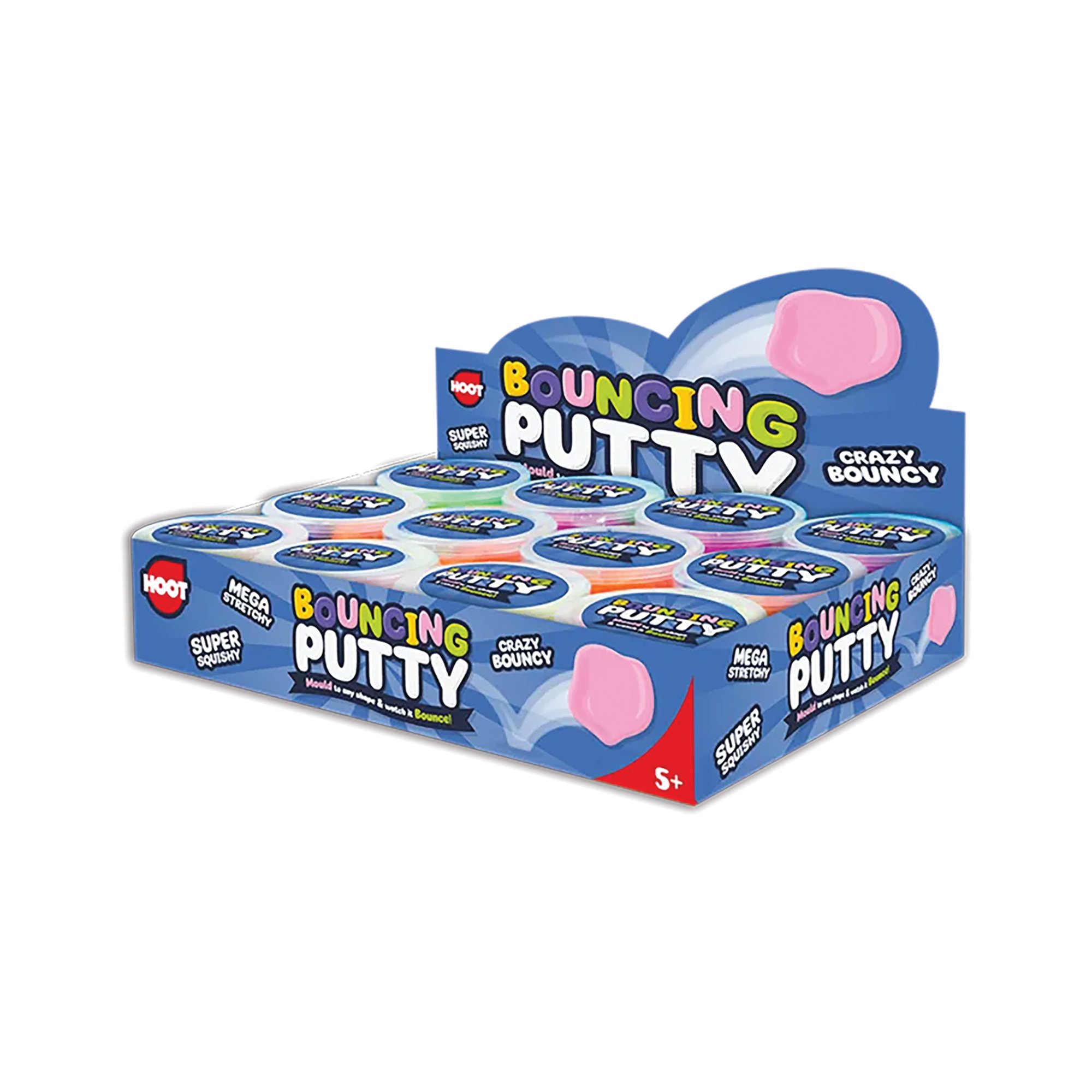 Super Squishy Bouncing Putty Assorted Pack of 24 TOY6991