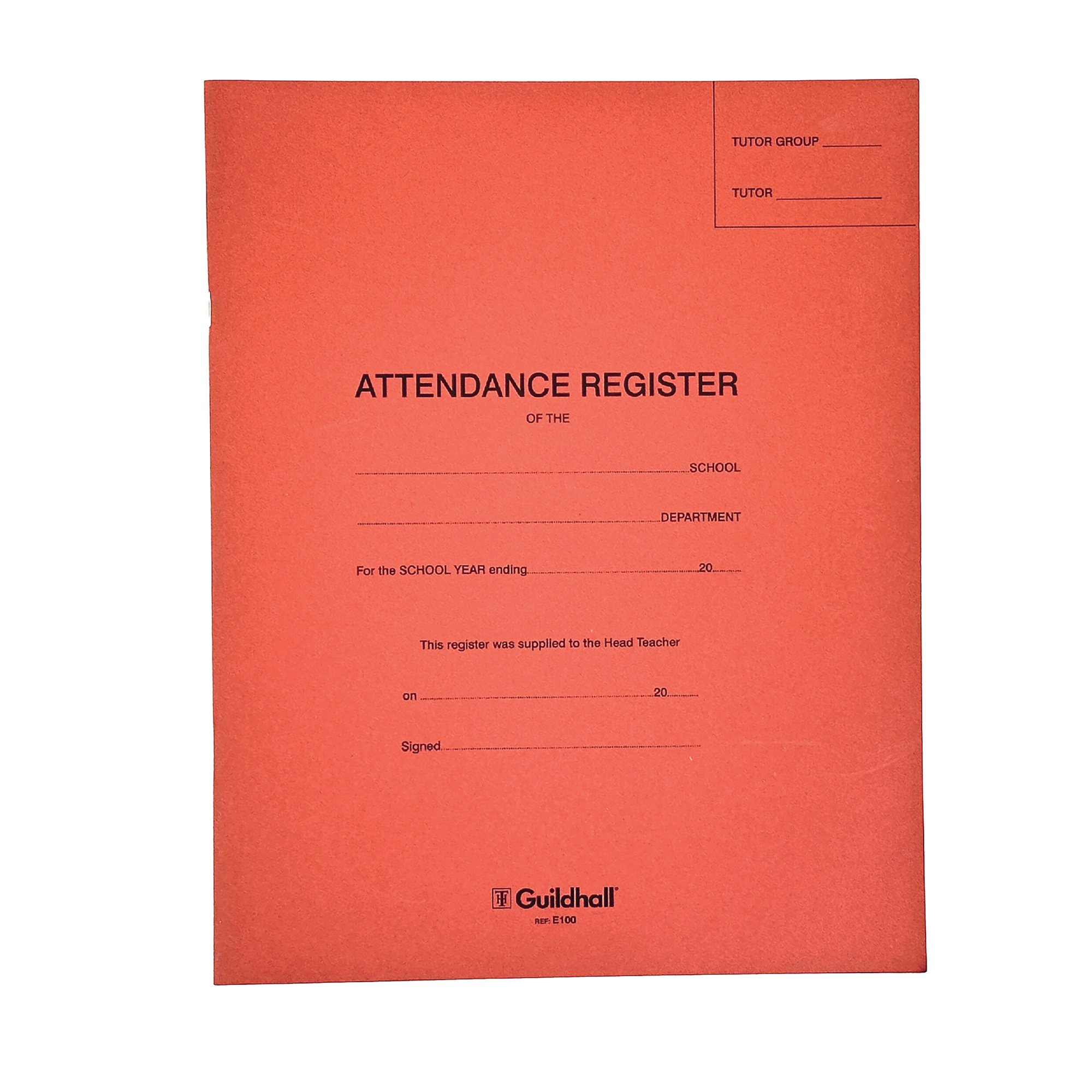 Guildhall Attendance Register E100Z