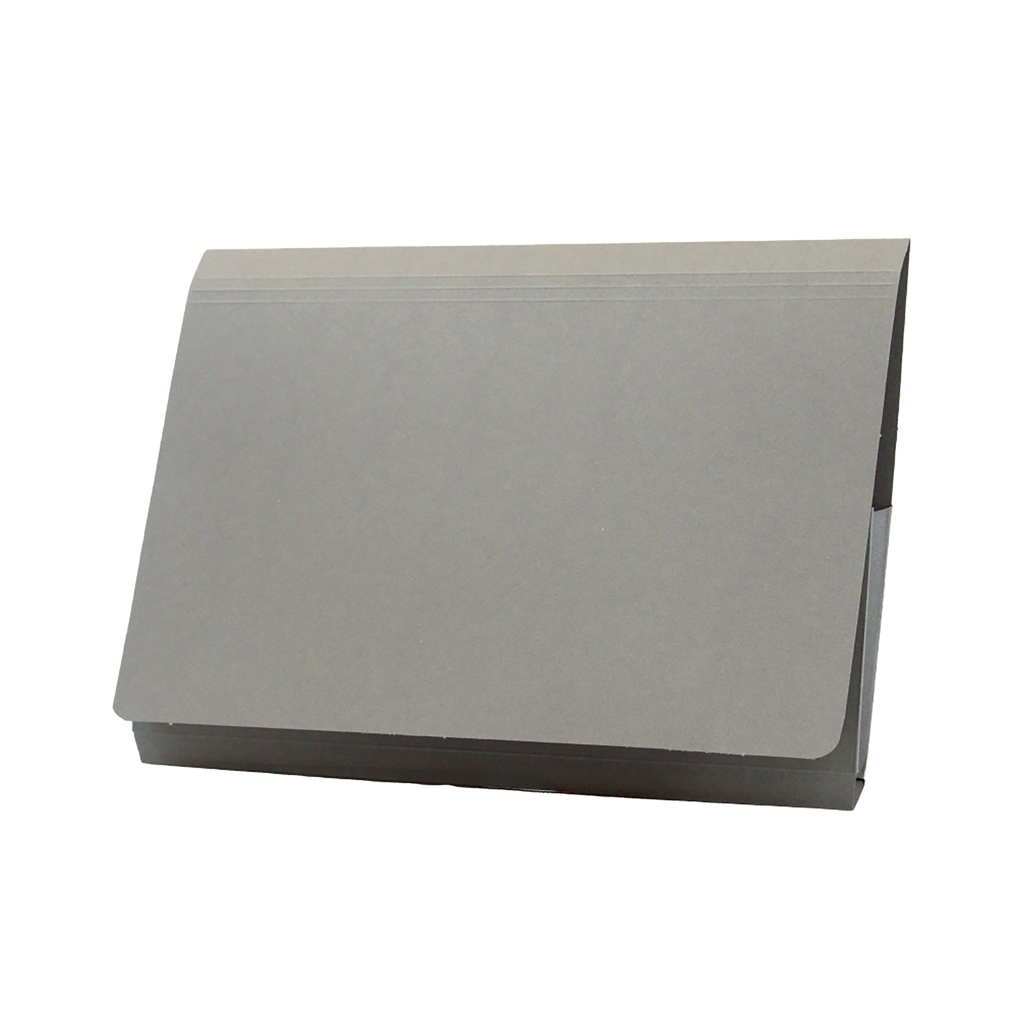 Exacompta Guildhall Full Flap Pocket Wallet Foolscap Grey (Pack of 50) PW2-GREY