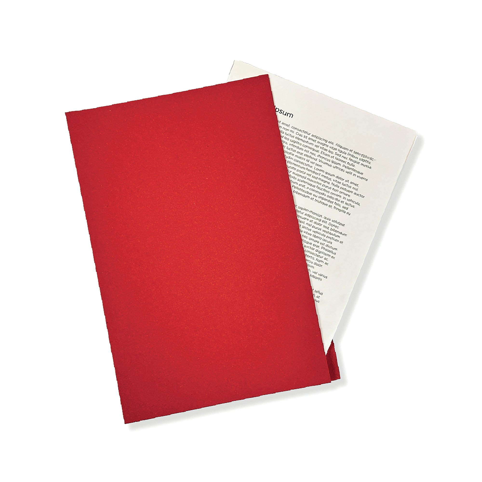 Exacompta Guildhall Square Cut Folder 315gsm Foolscap Red (Pack of 100) FS315-REDZ