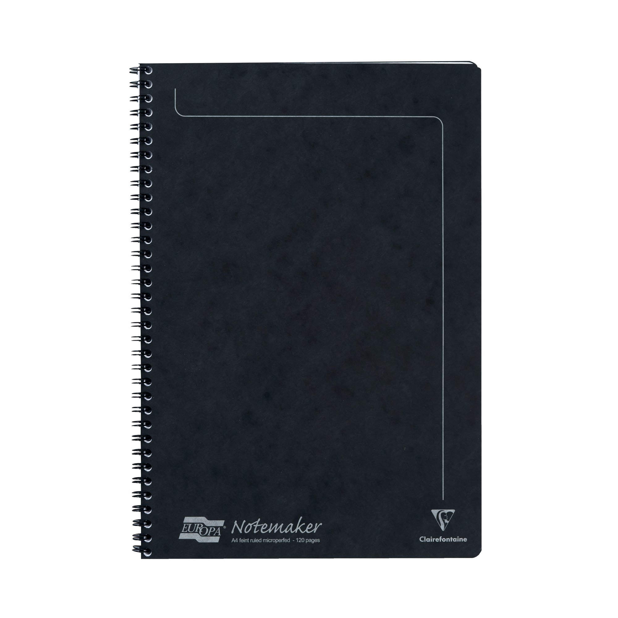 Clairefontaine Europa Notemakers Notebook A4 Black (Pack of 10) 4862