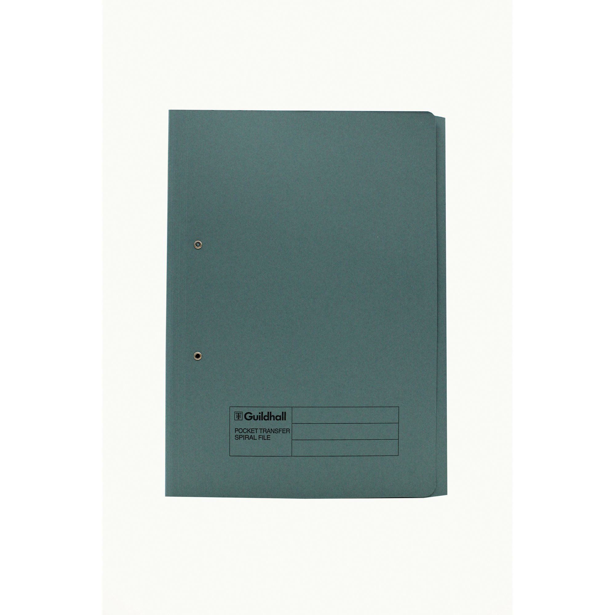 Exacompta Guildhall Right Hand Transfer Spiral Pocket File Foolscap Blue (Pack of 25) 211/9060Z