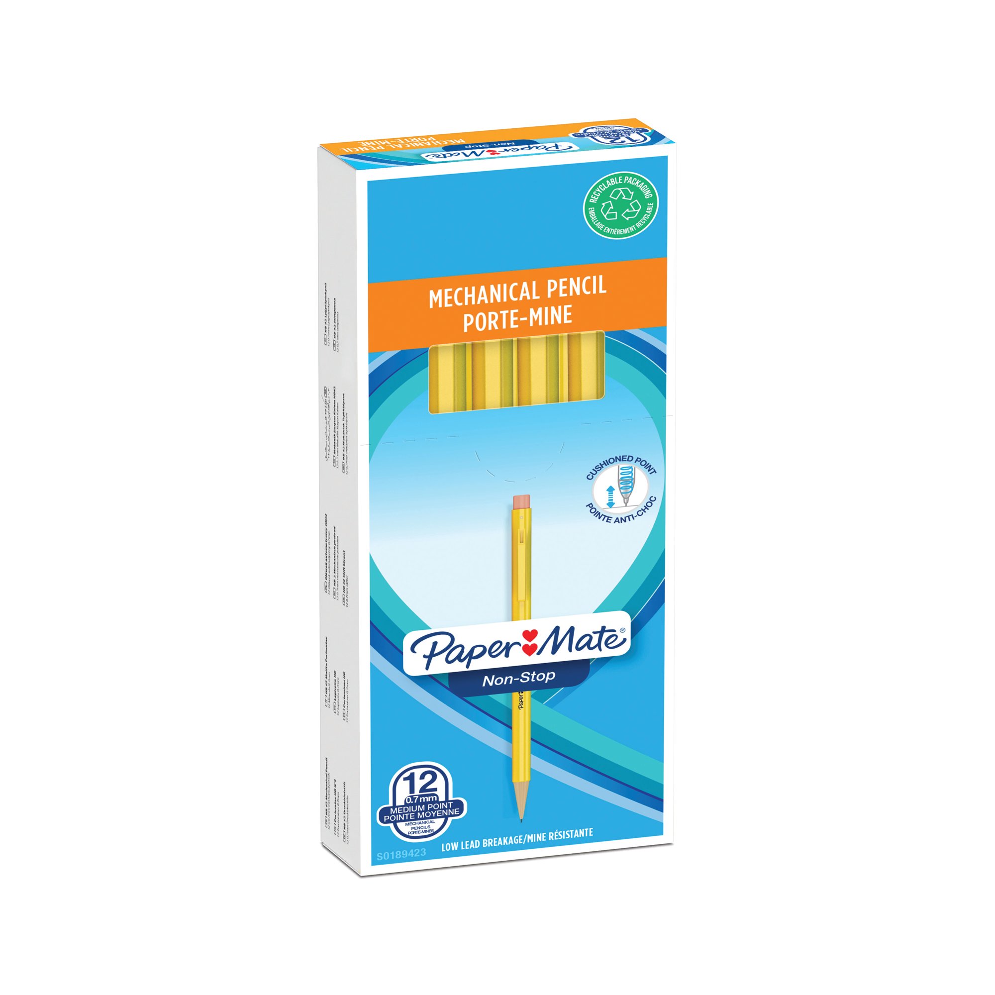 PaperMate Non-Stop Automatic Pencils 0.7mm HB Pack of 12 S0189423