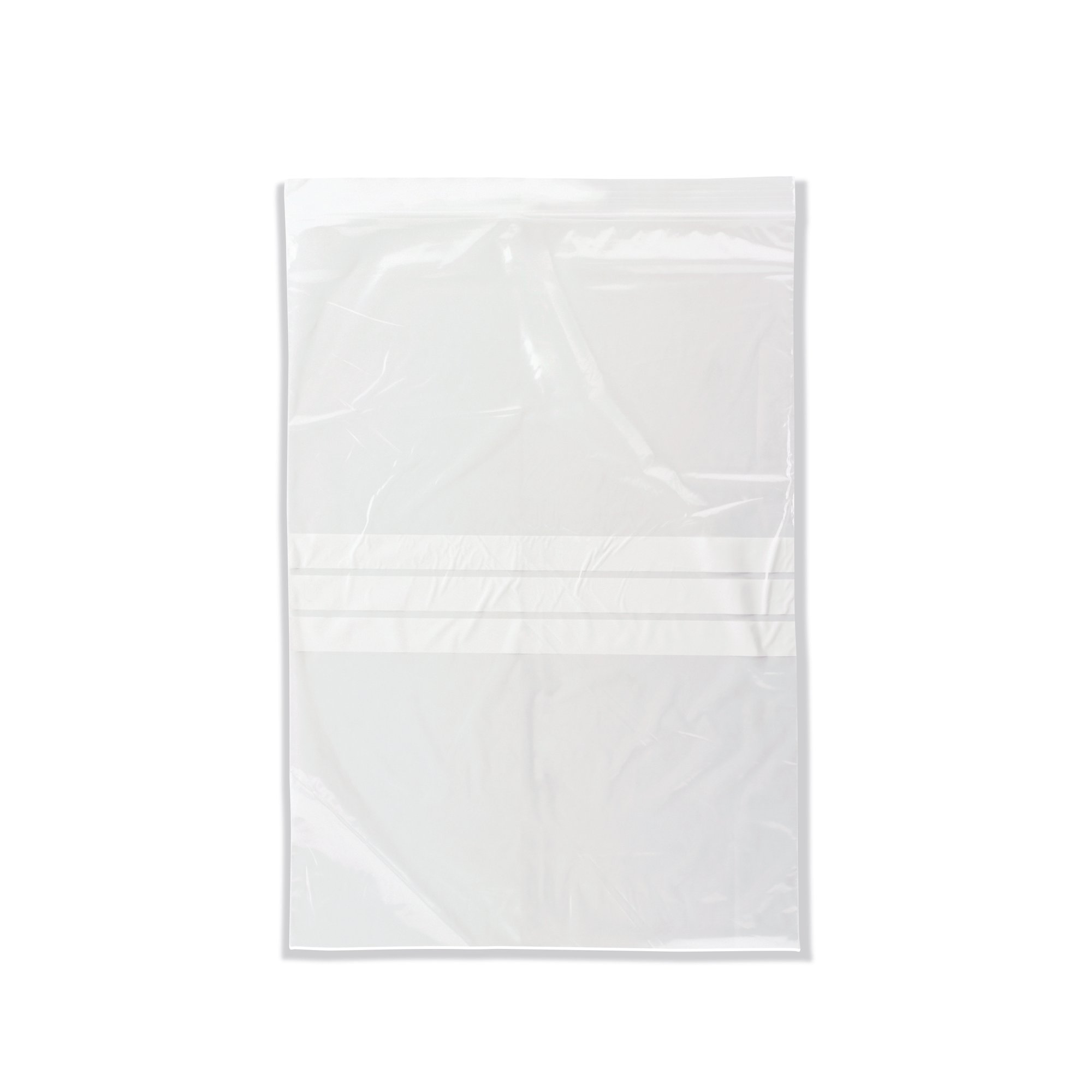 Write-On Grip Seal Re-sealable Bag 254x356mm Clear (Pack of 1000) 53030