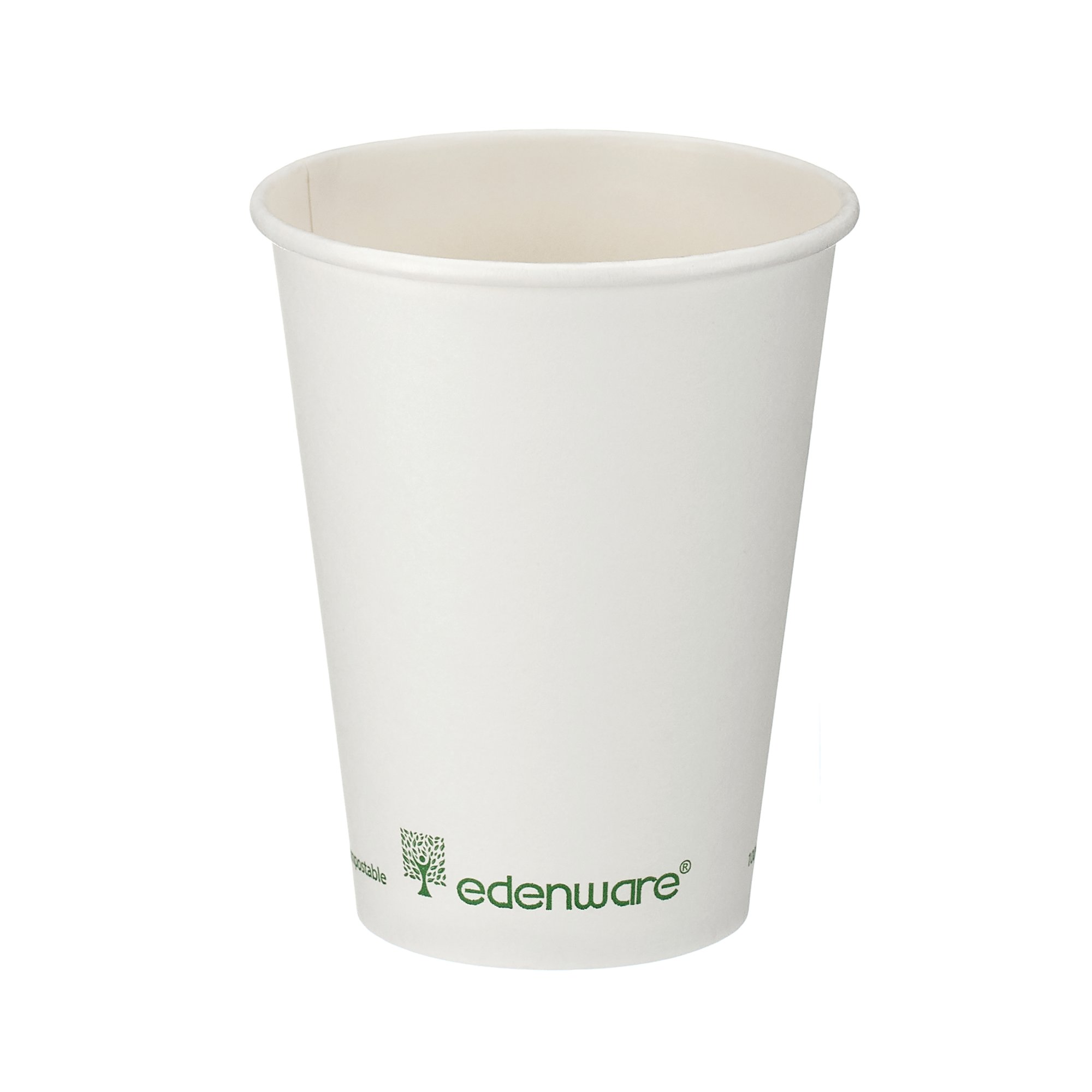 Go-Pak Single Wall Coffee Cup PLA Lined 12oz White (Pack of 1000) B01023