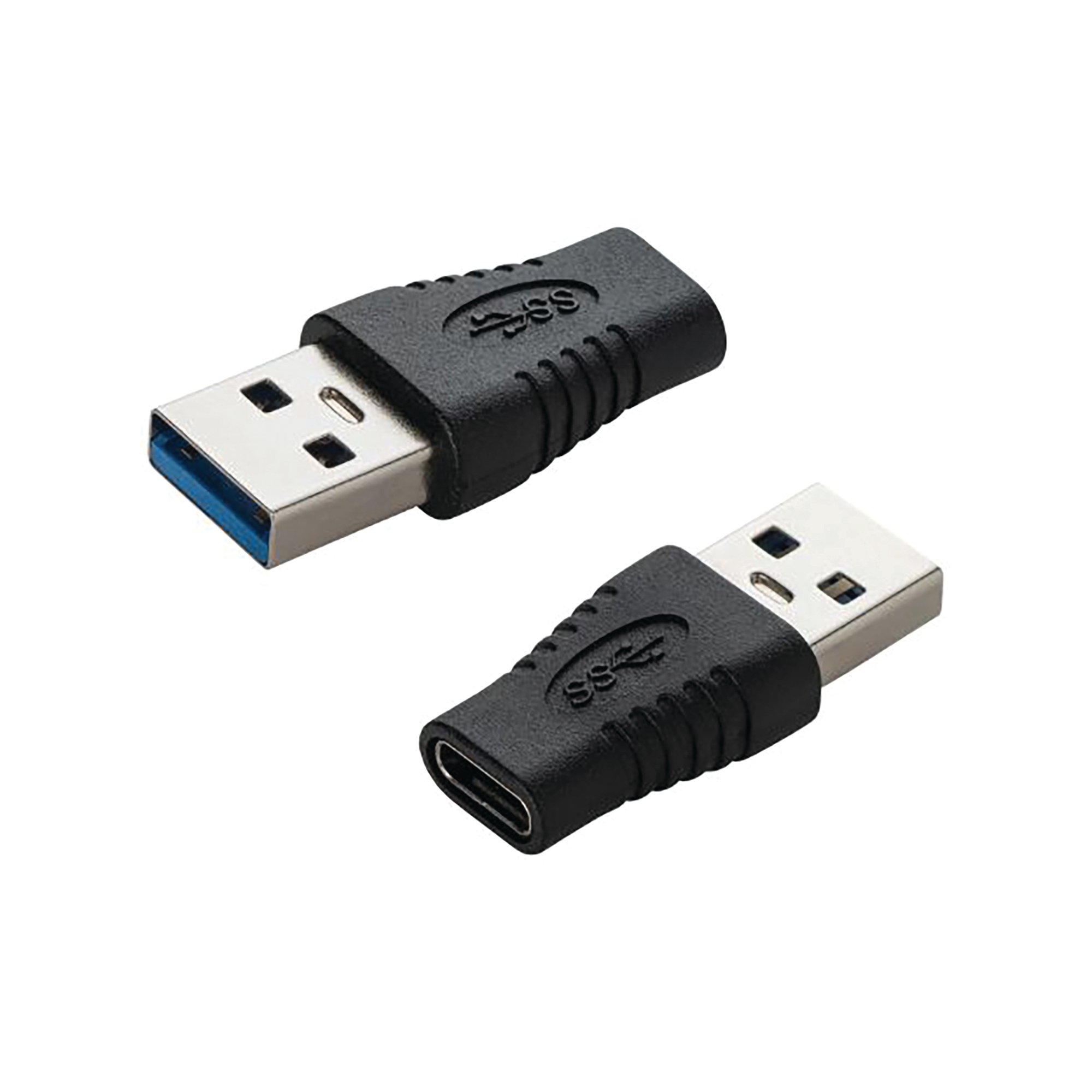 connektgear USB 3 Adapter A Male to Type C Female + OTG Black 26-0420