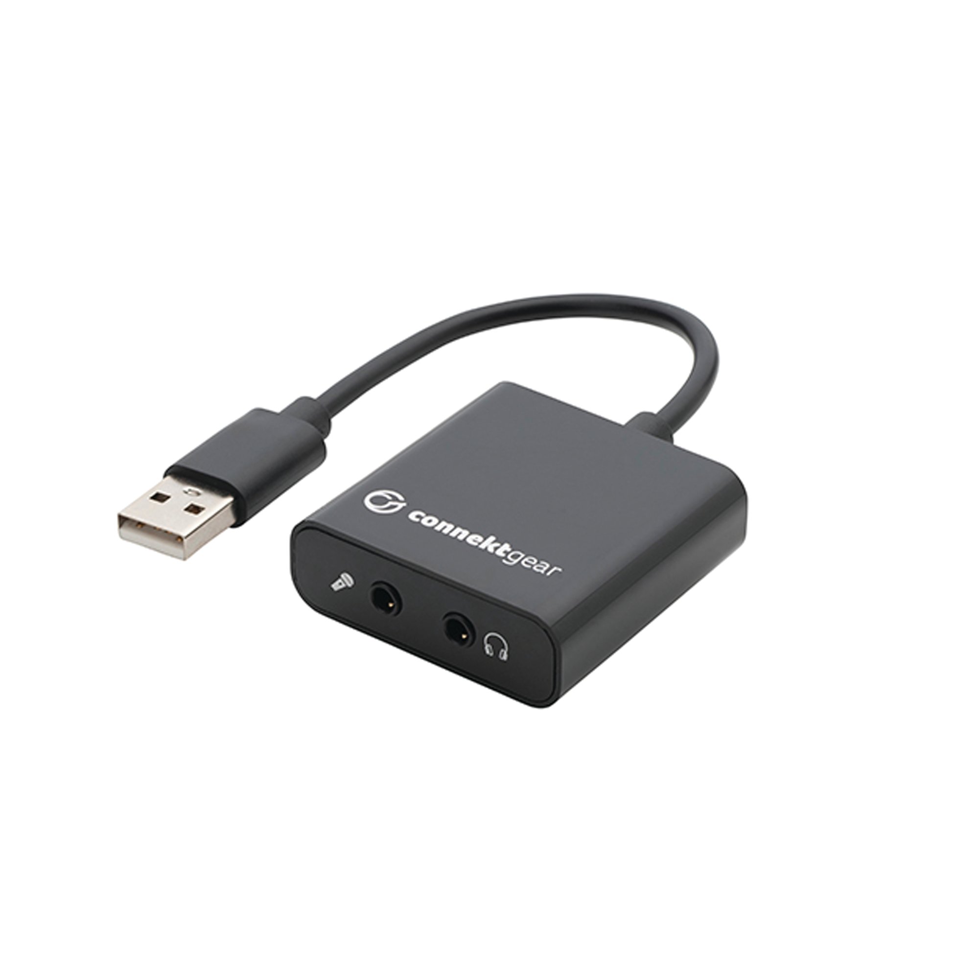 connektgear USB-A 2x3.5mm Stereo Jack Adapter A Male Female 26-2918
