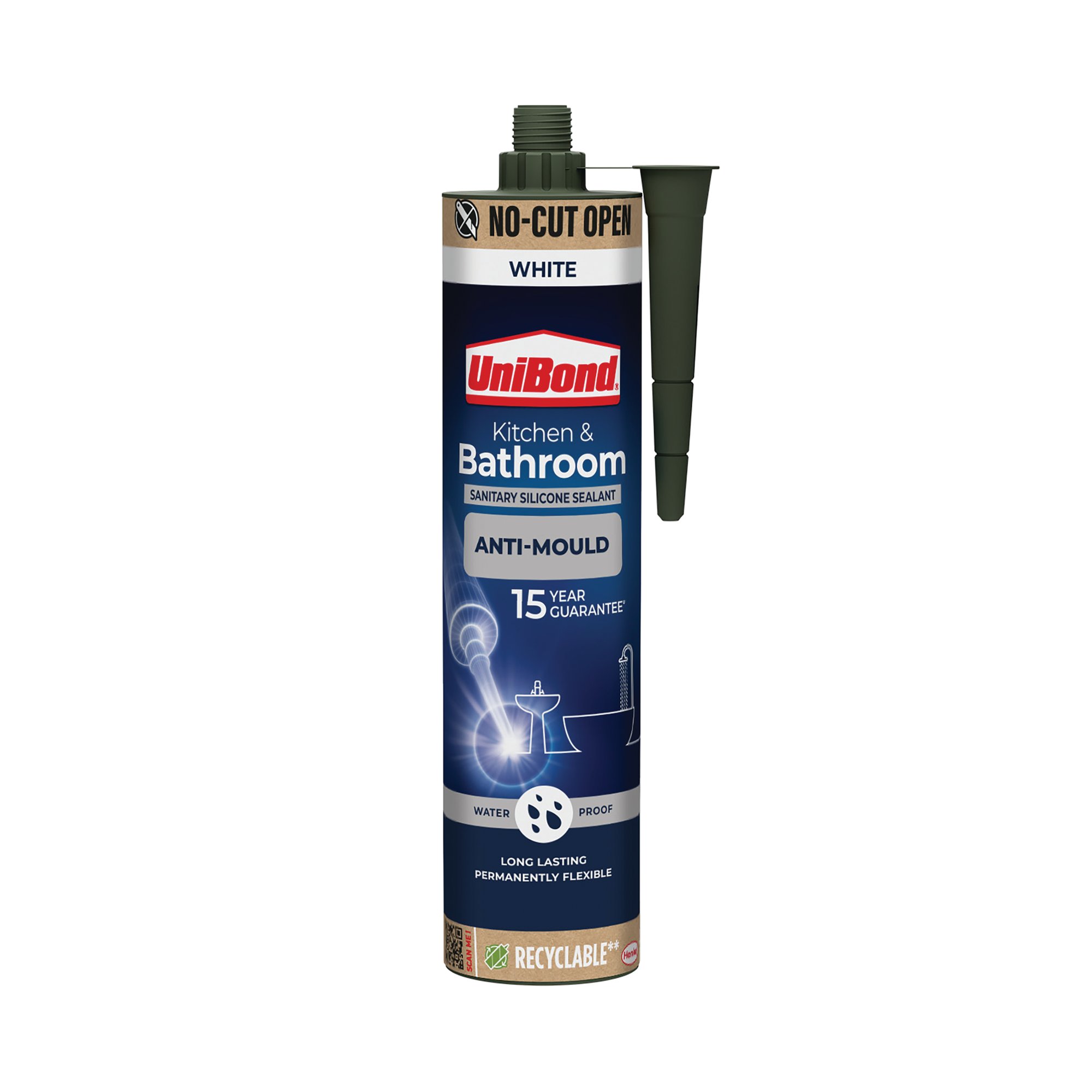UniBond Anti Mould Sealant Cartridge 280ml 3036446